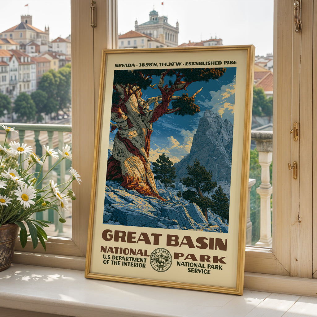Great Basin National Park Vintage WPA Art