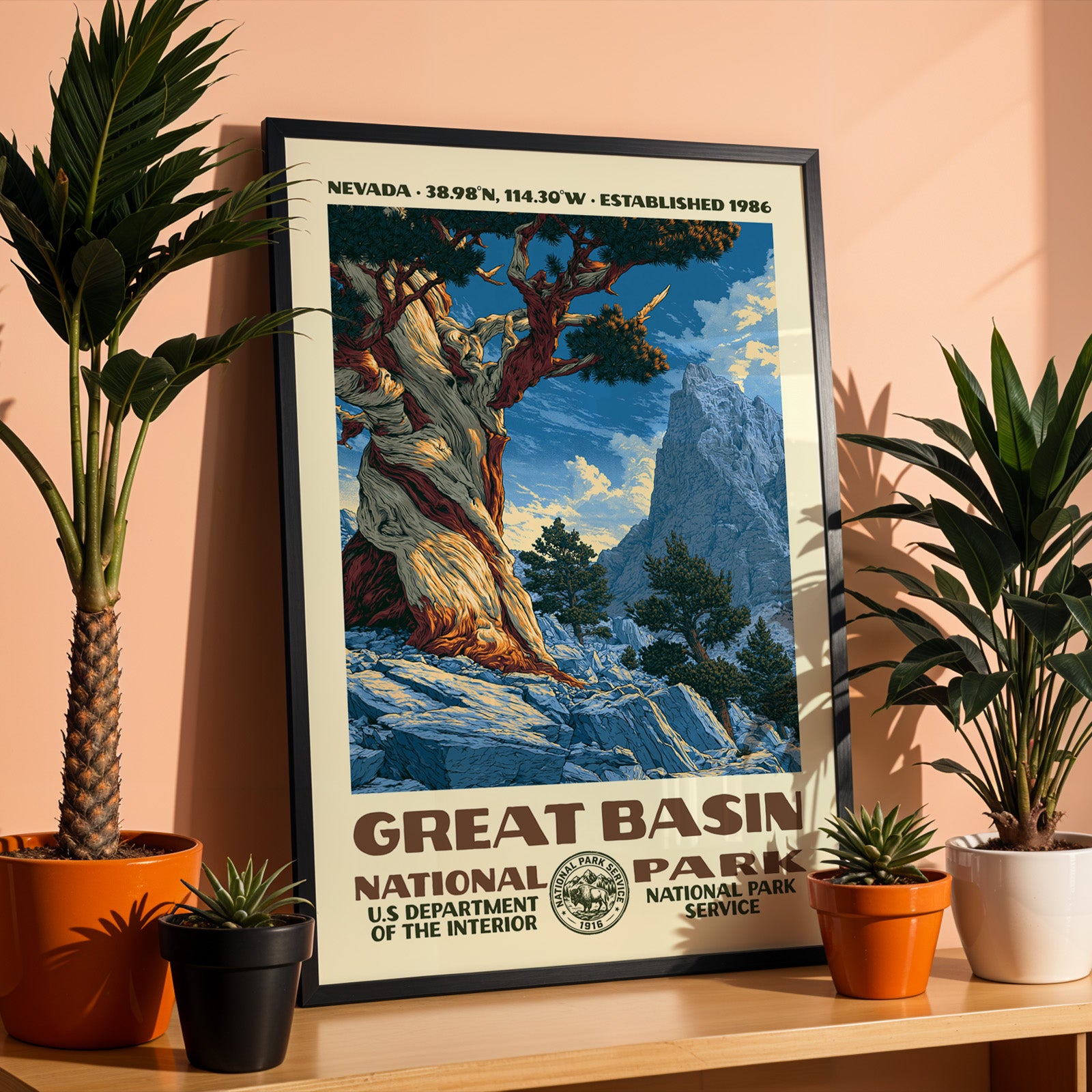Great Basin National Park Vintage WPA Art