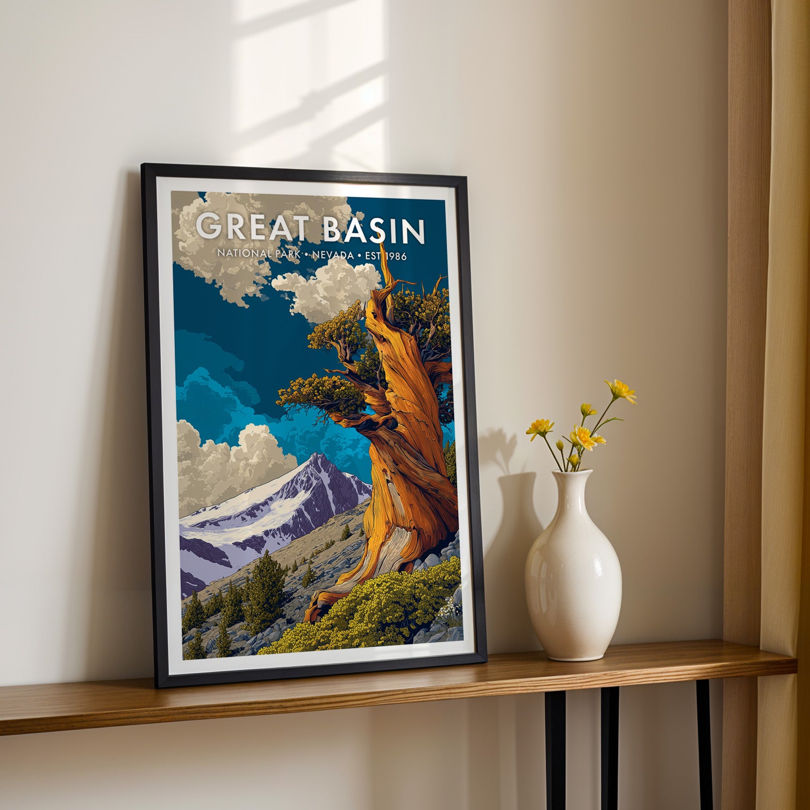 Retro Great Basin National Park Print