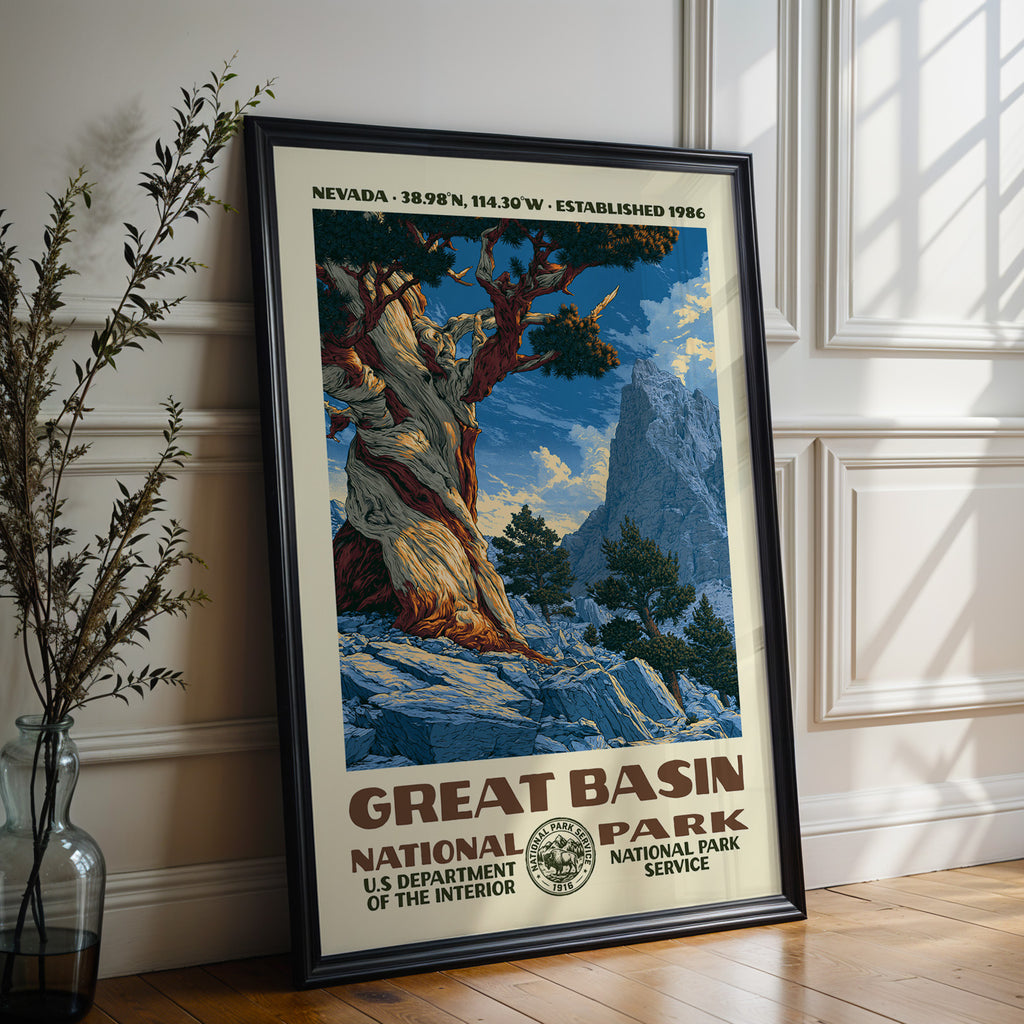 Great Basin National Park Vintage WPA Art
