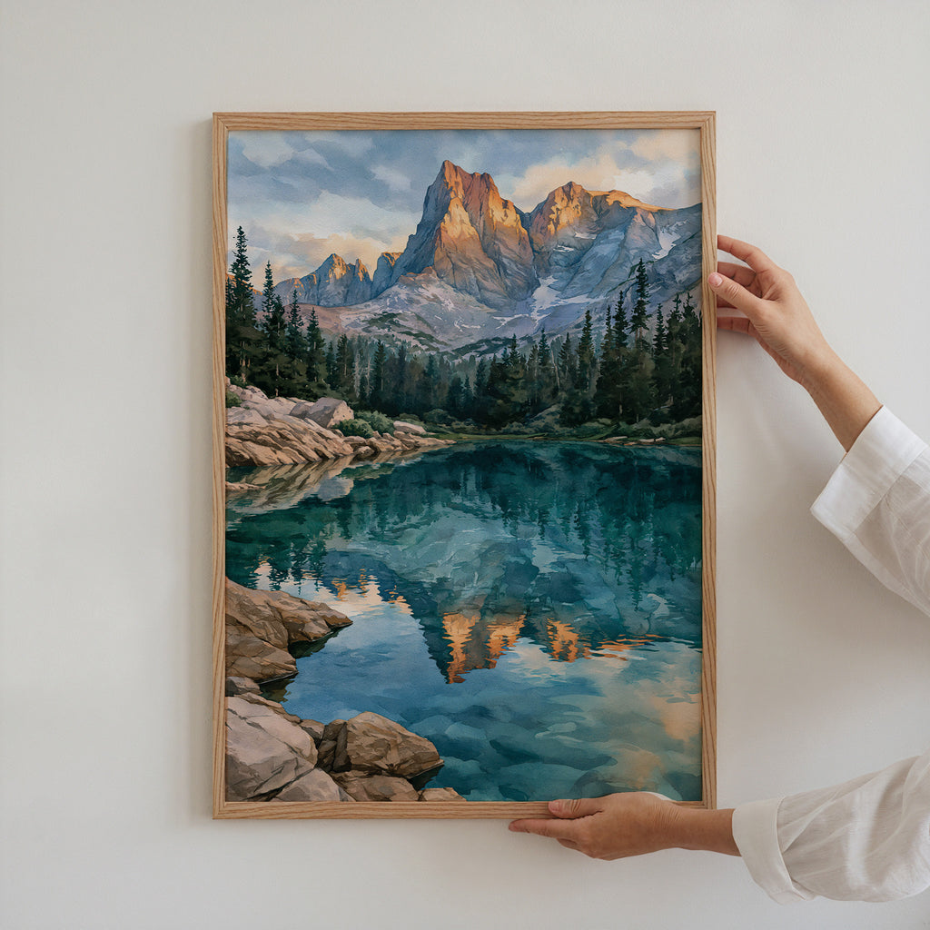 Great Basin National Park Watercolor Art