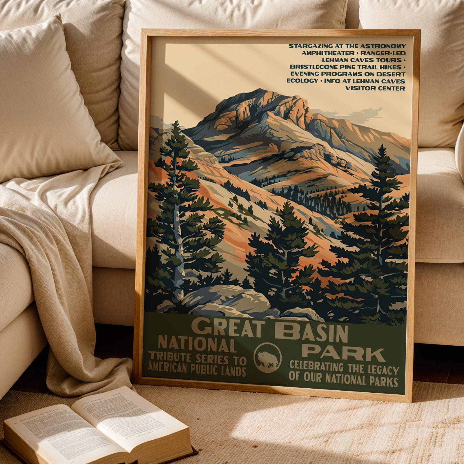 Great Basin National Park Vintage WPA Art