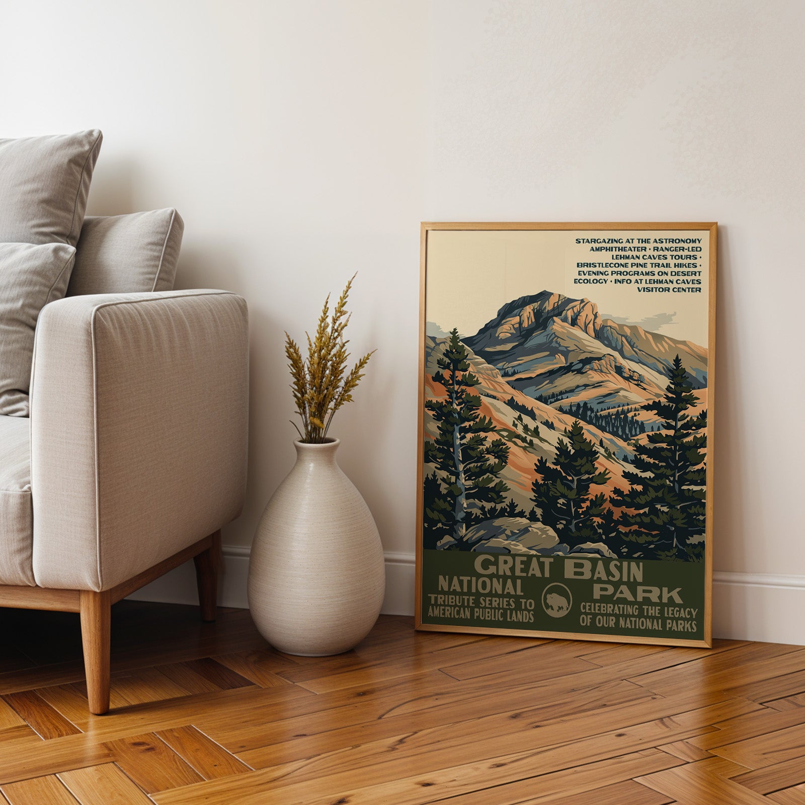 Great Basin National Park Vintage WPA Art