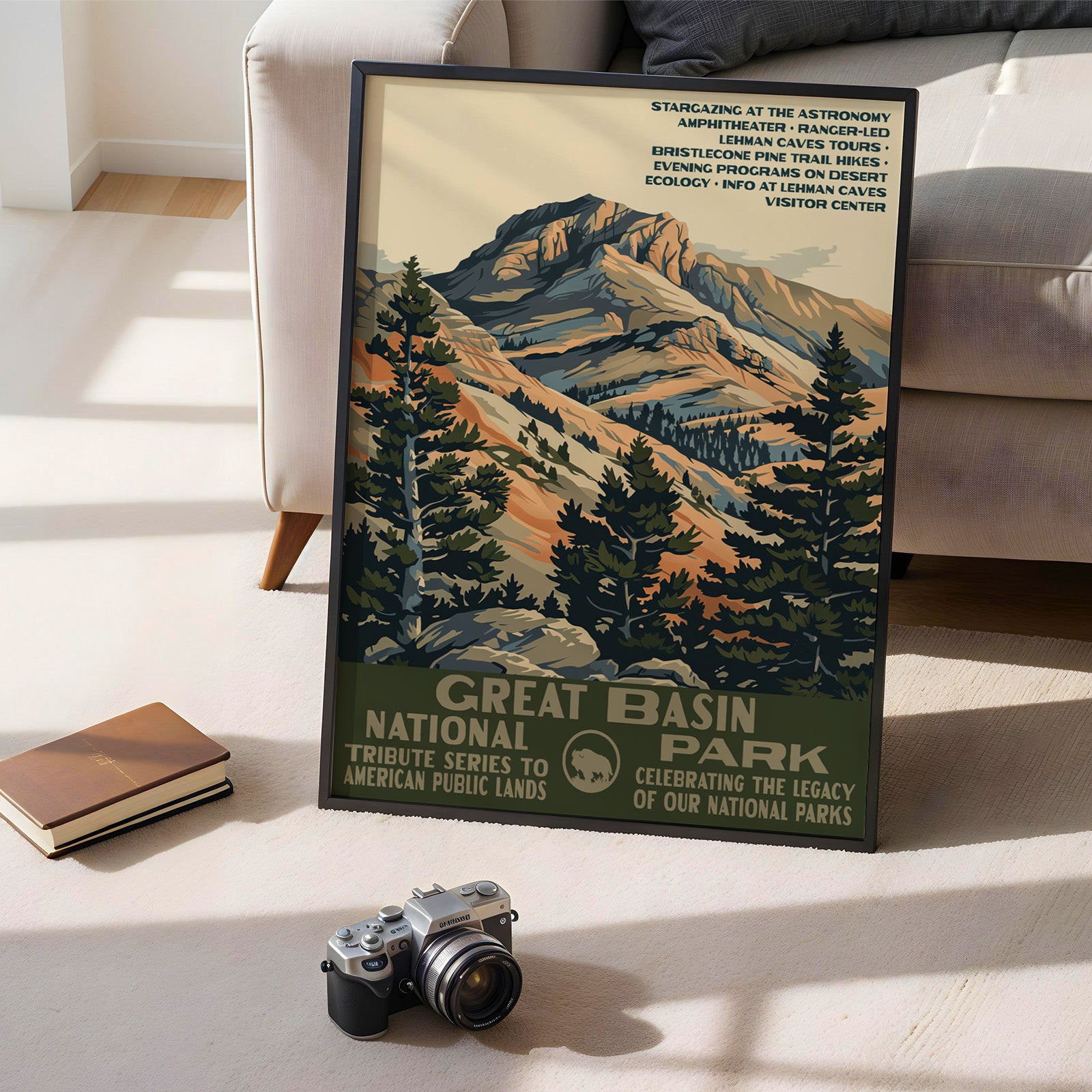 Great Basin National Park Vintage WPA Art