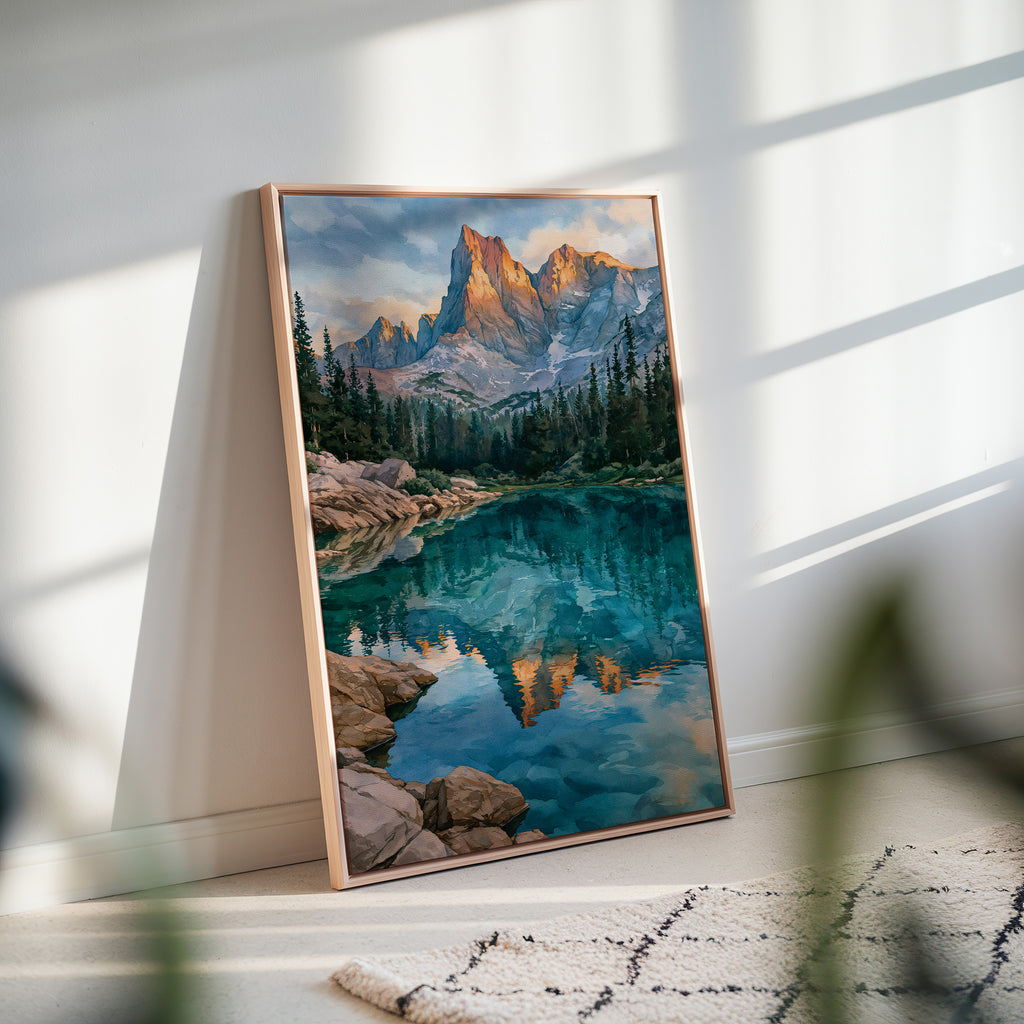 Great Basin National Park Watercolor Art