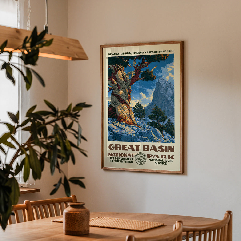 Great Basin National Park Vintage WPA Art