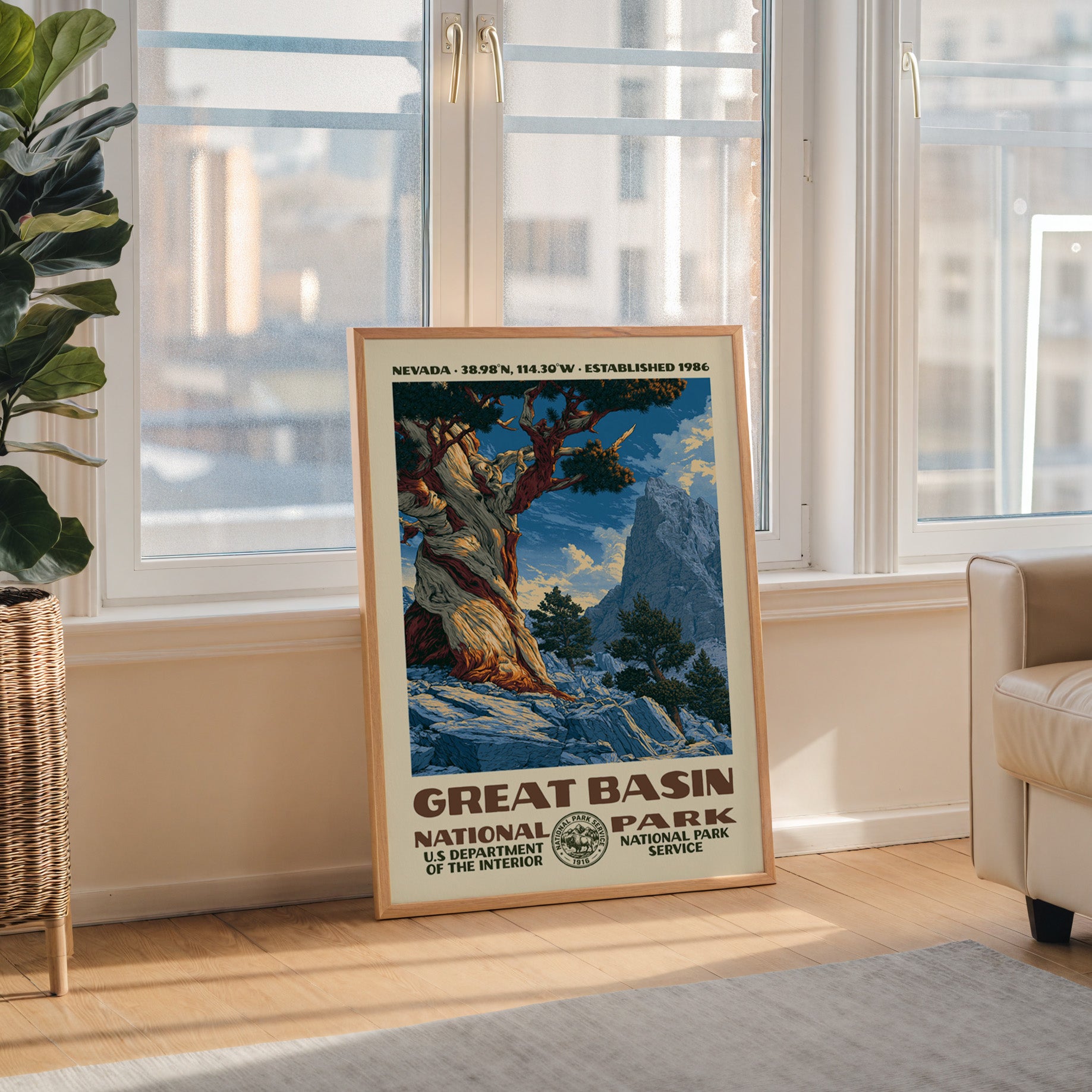 Great Basin National Park Vintage WPA Art