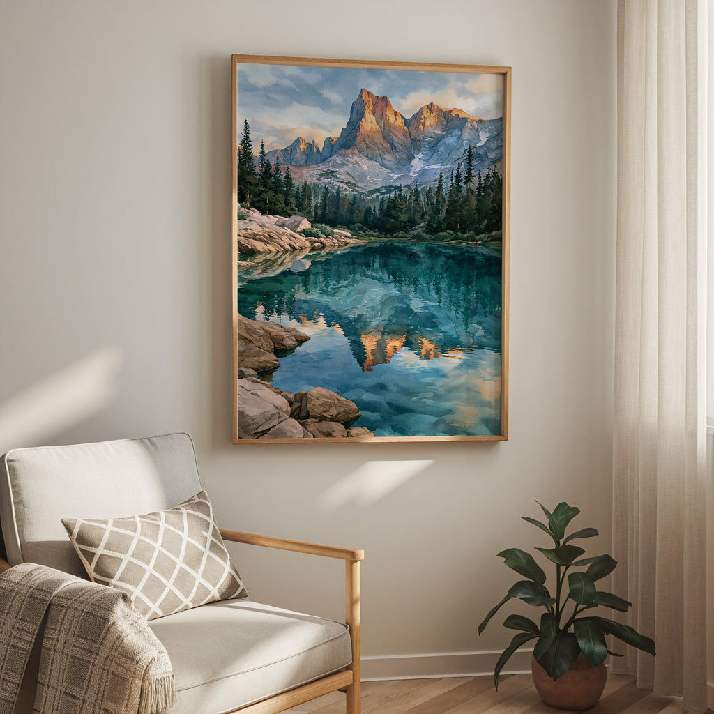 Great Basin National Park Watercolor Art