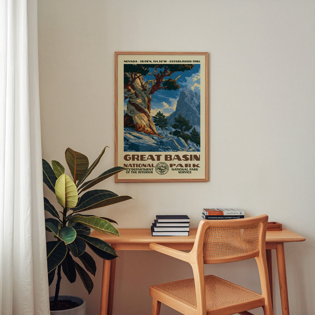 Great Basin National Park Vintage WPA Art