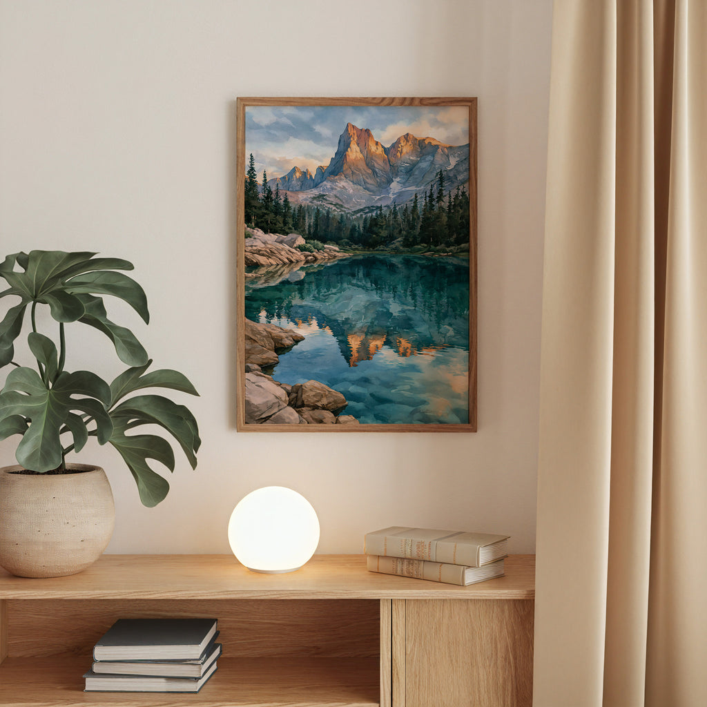 Great Basin National Park Watercolor Art
