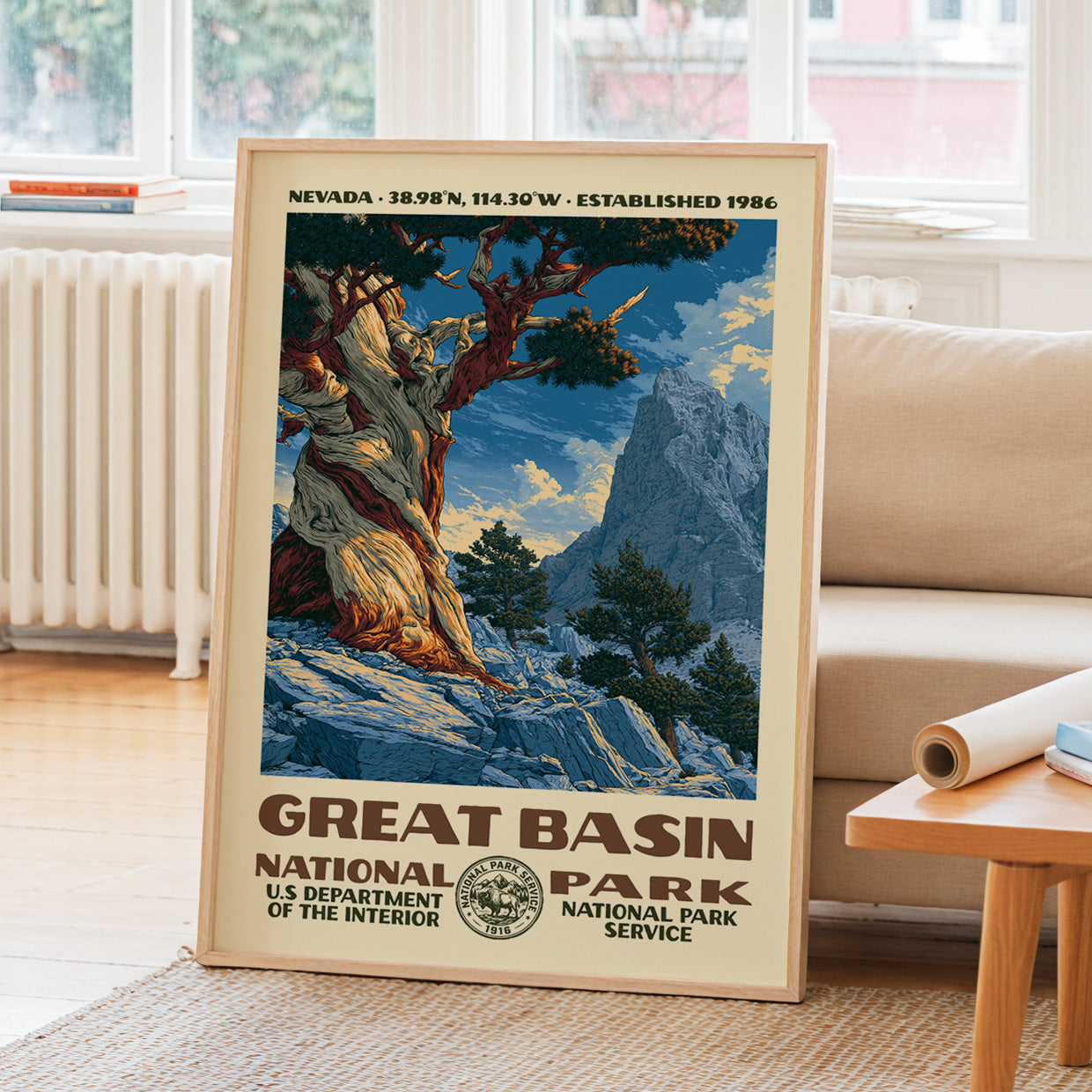 Great Basin National Park Vintage WPA Art