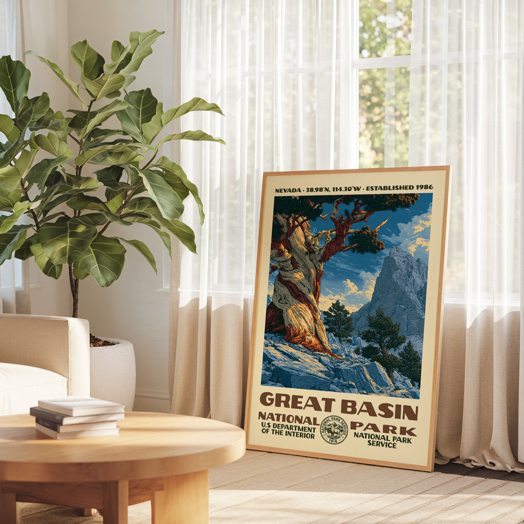 Great Basin National Park Vintage WPA Art