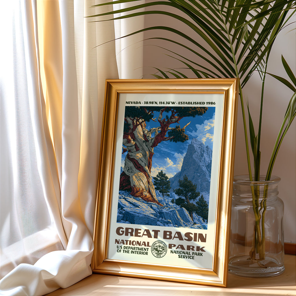 Great Basin National Park Vintage WPA Art