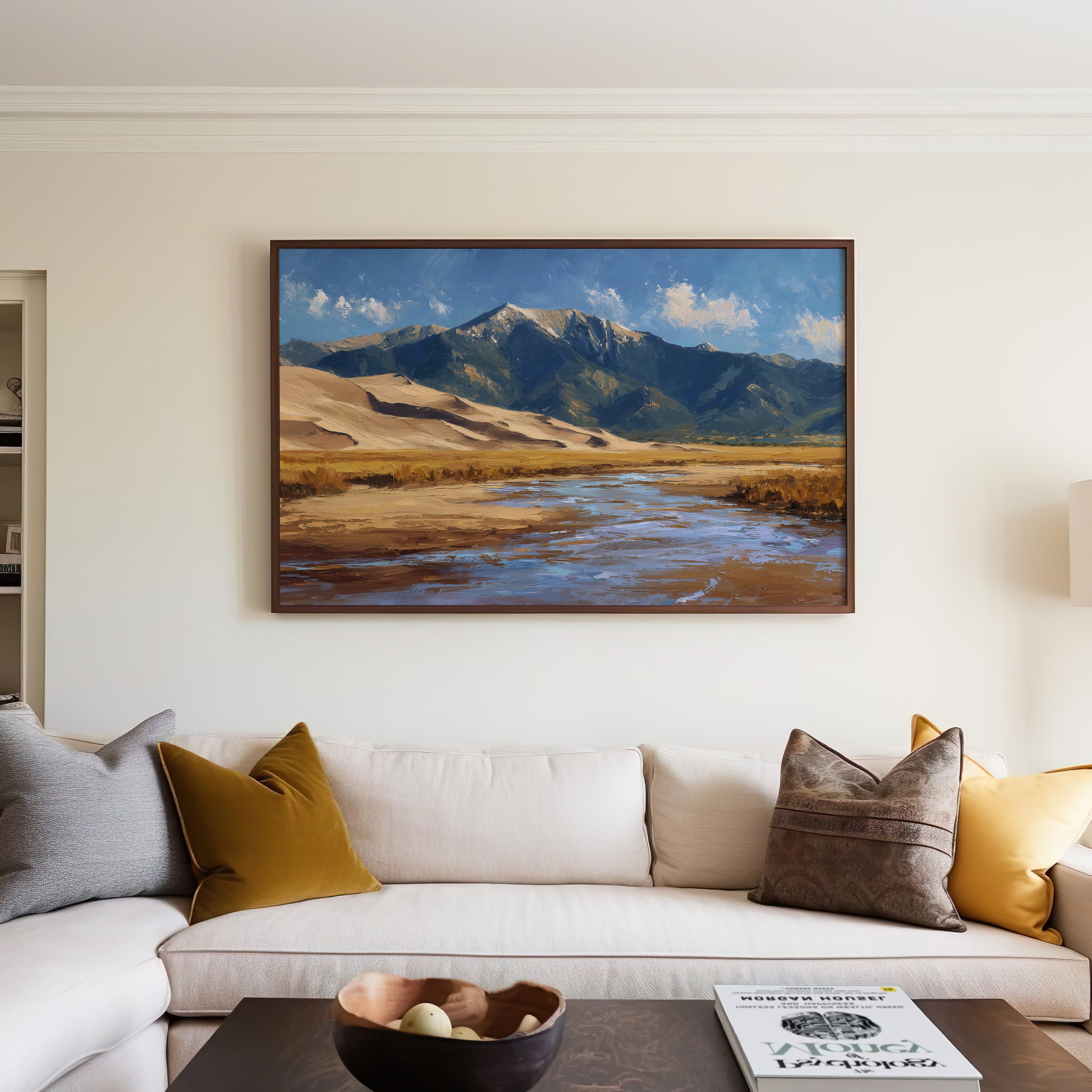 Great Sand Dunes National Park Oil Painting