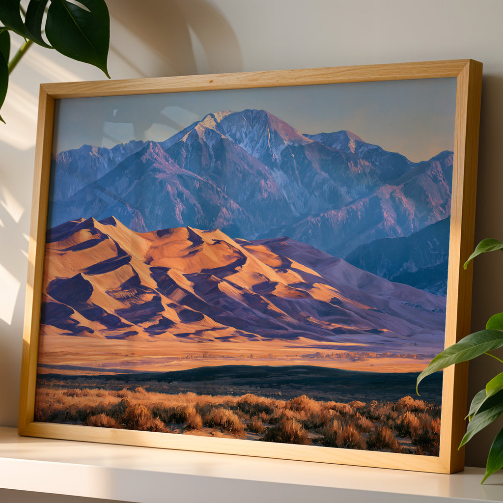 Great Sand Dunes National Park Classical Oil Painting