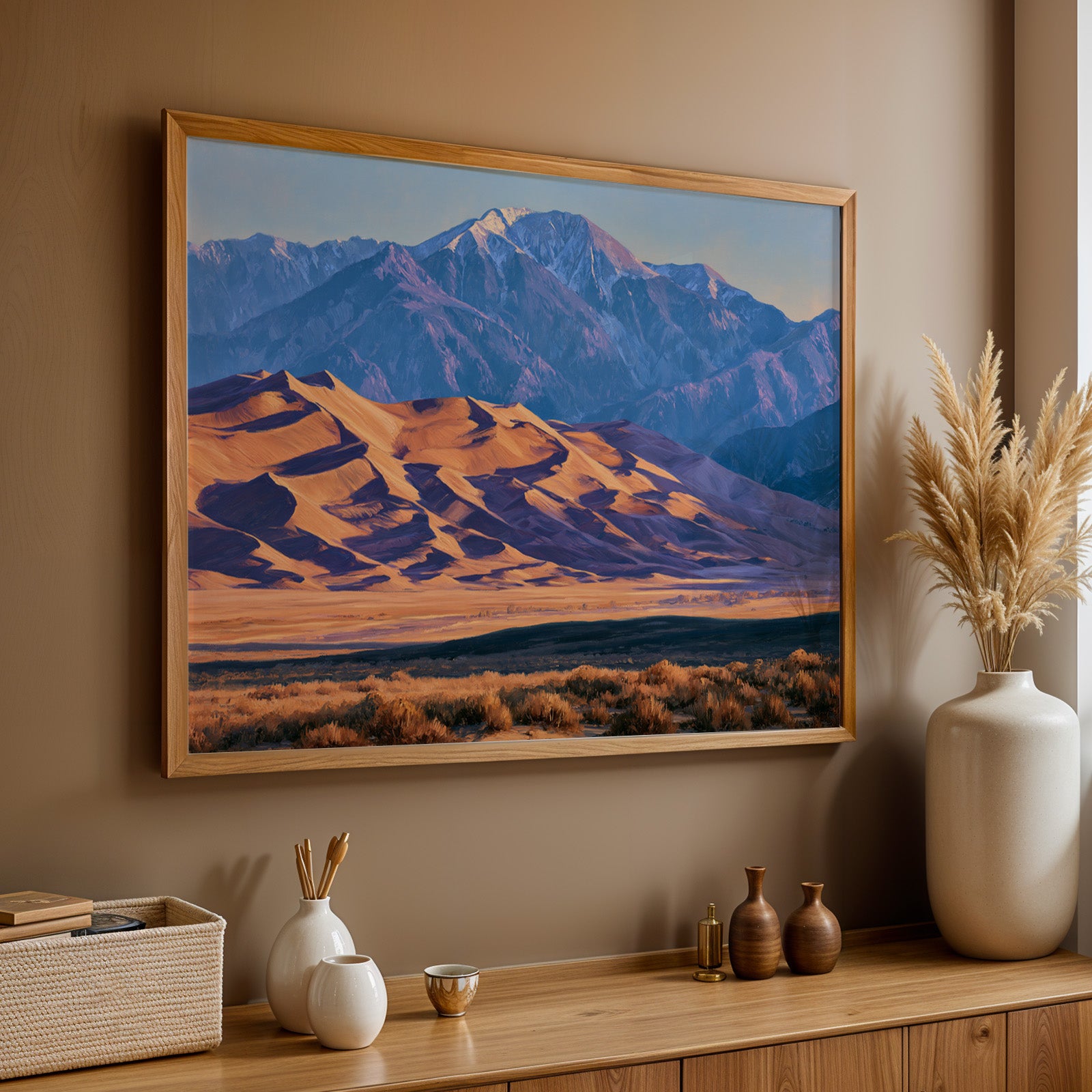 Great Sand Dunes National Park Classical Oil Painting
