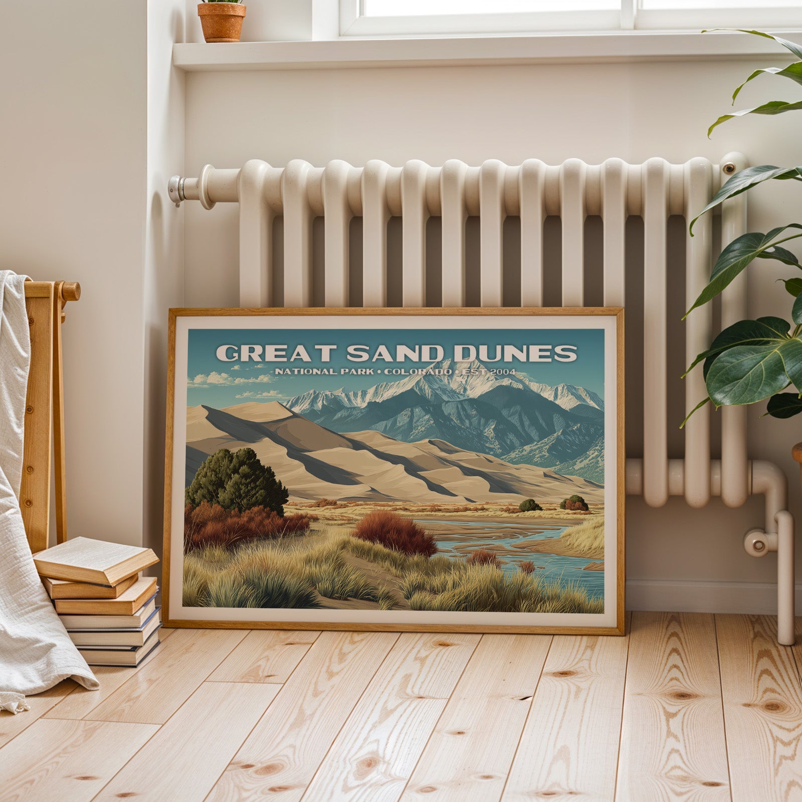 Great Sand Dunes National Park Horizontal Vintage Art
