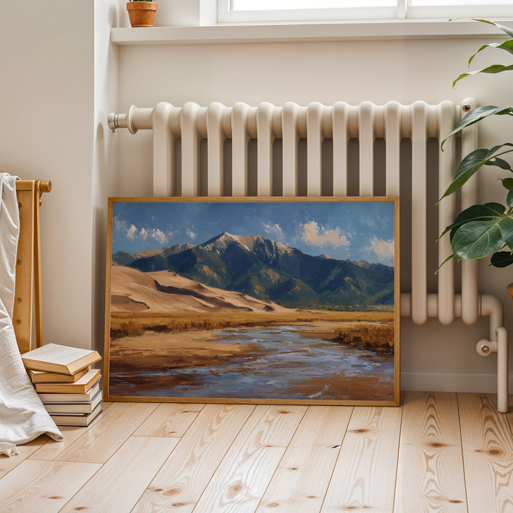 Great Sand Dunes National Park Oil Painting
