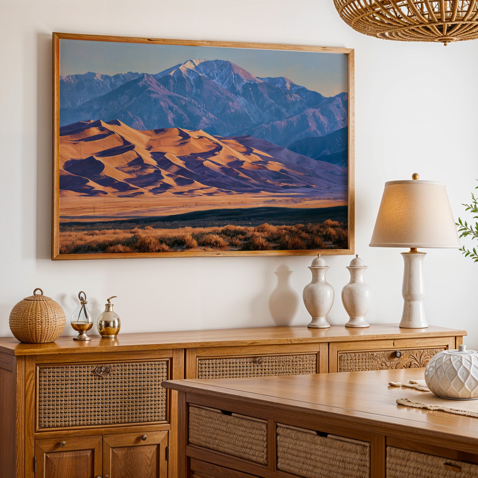 Great Sand Dunes National Park Classical Oil Painting
