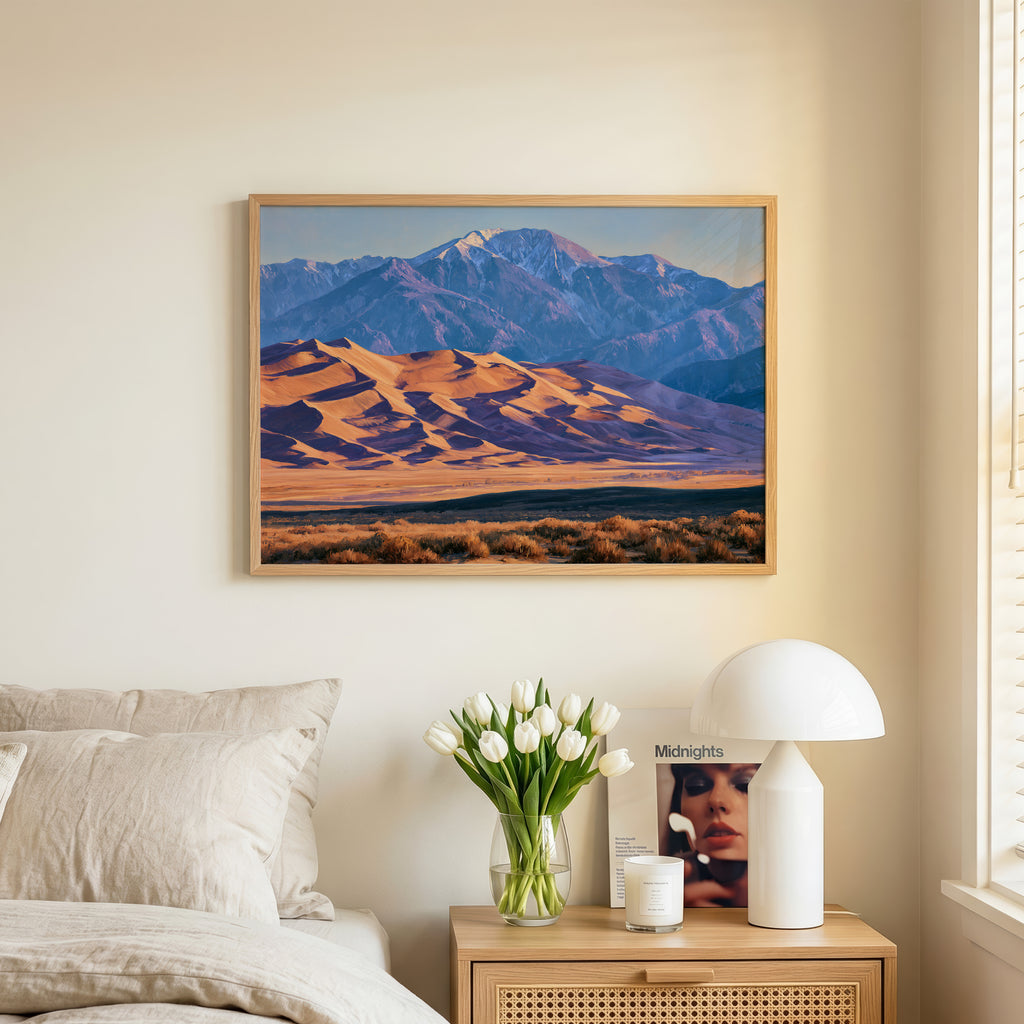 Great Sand Dunes National Park Classical Oil Painting