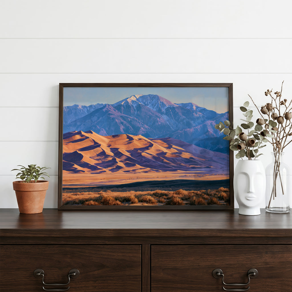 Great Sand Dunes National Park Classical Oil Painting