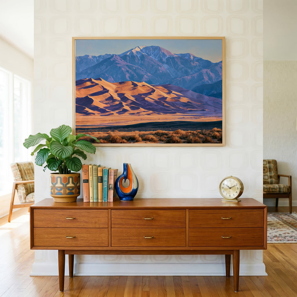 Great Sand Dunes National Park Classical Oil Painting