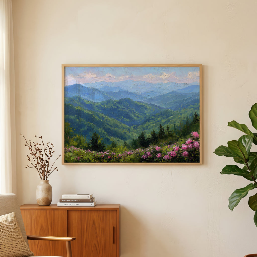Great Smoky Mountains National Park Oil Painting