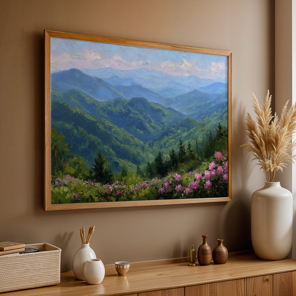 Great Smoky Mountains National Park Oil Painting