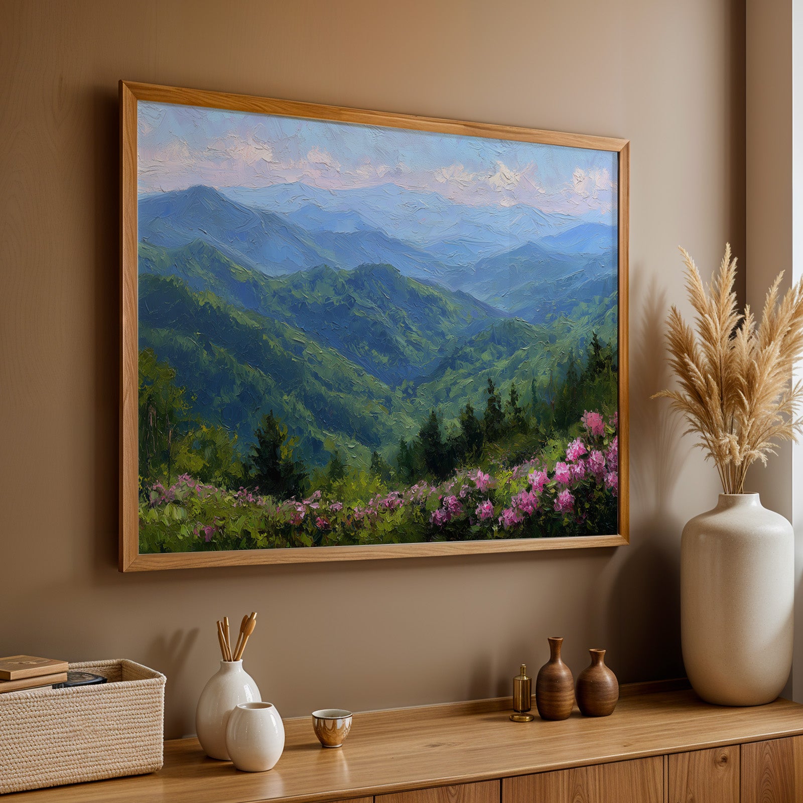 Great Smoky Mountains National Park Oil Painting