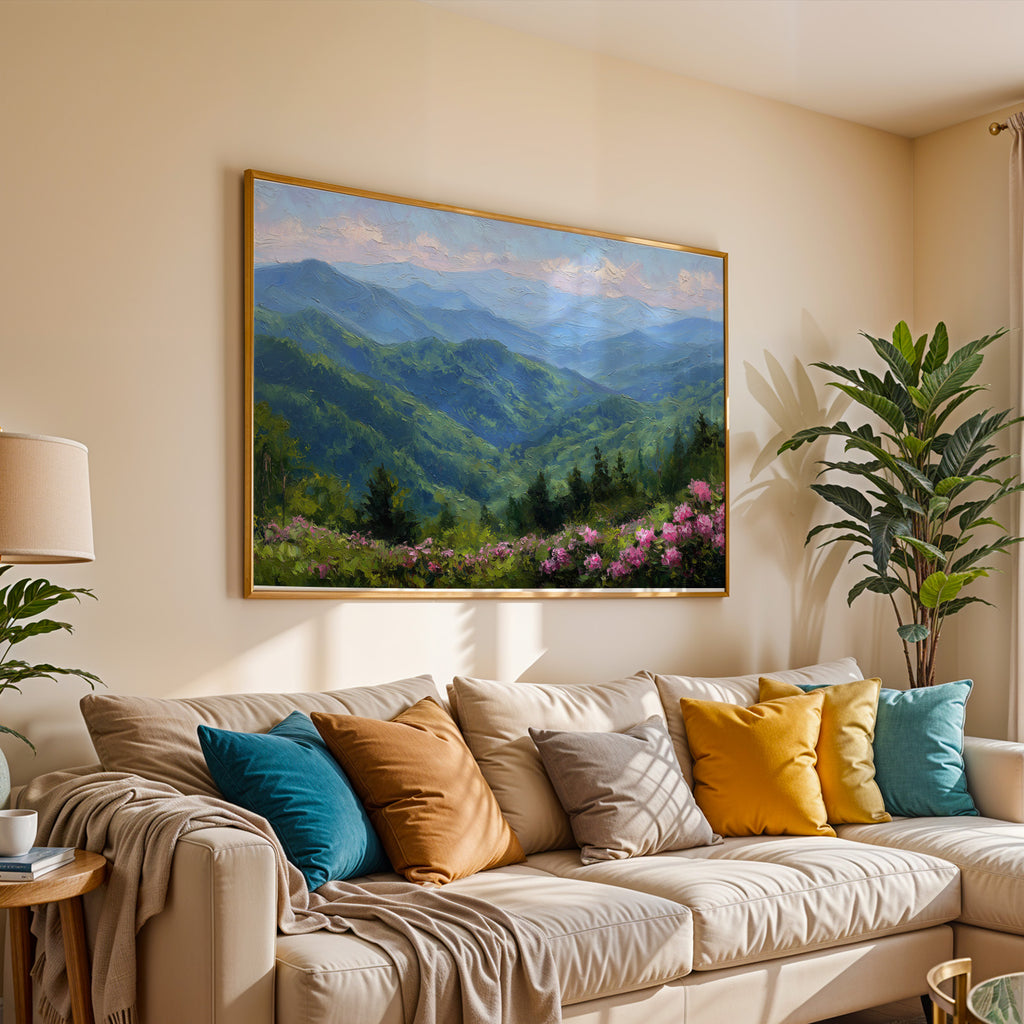 Great Smoky Mountains National Park Oil Painting