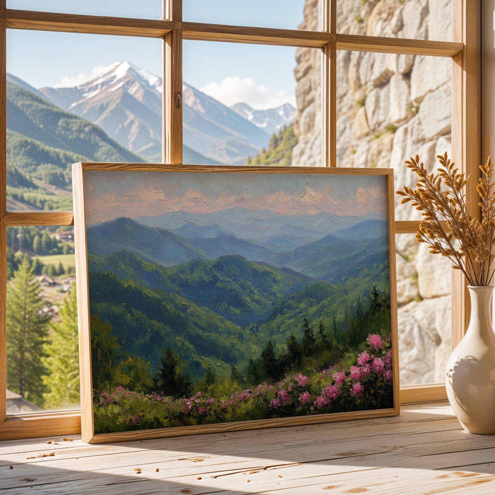 Great Smoky Mountains National Park Oil Painting