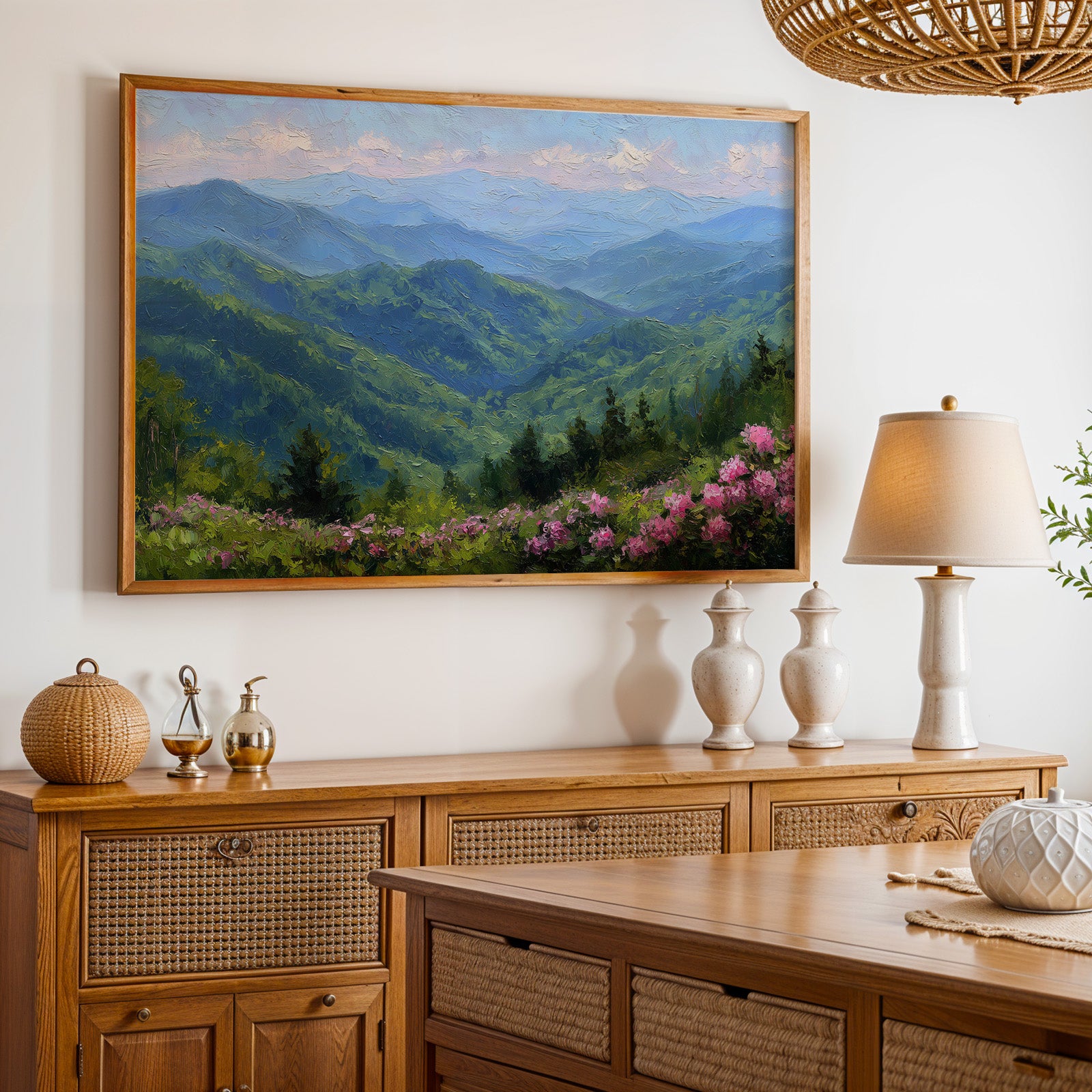 Great Smoky Mountains National Park Oil Painting