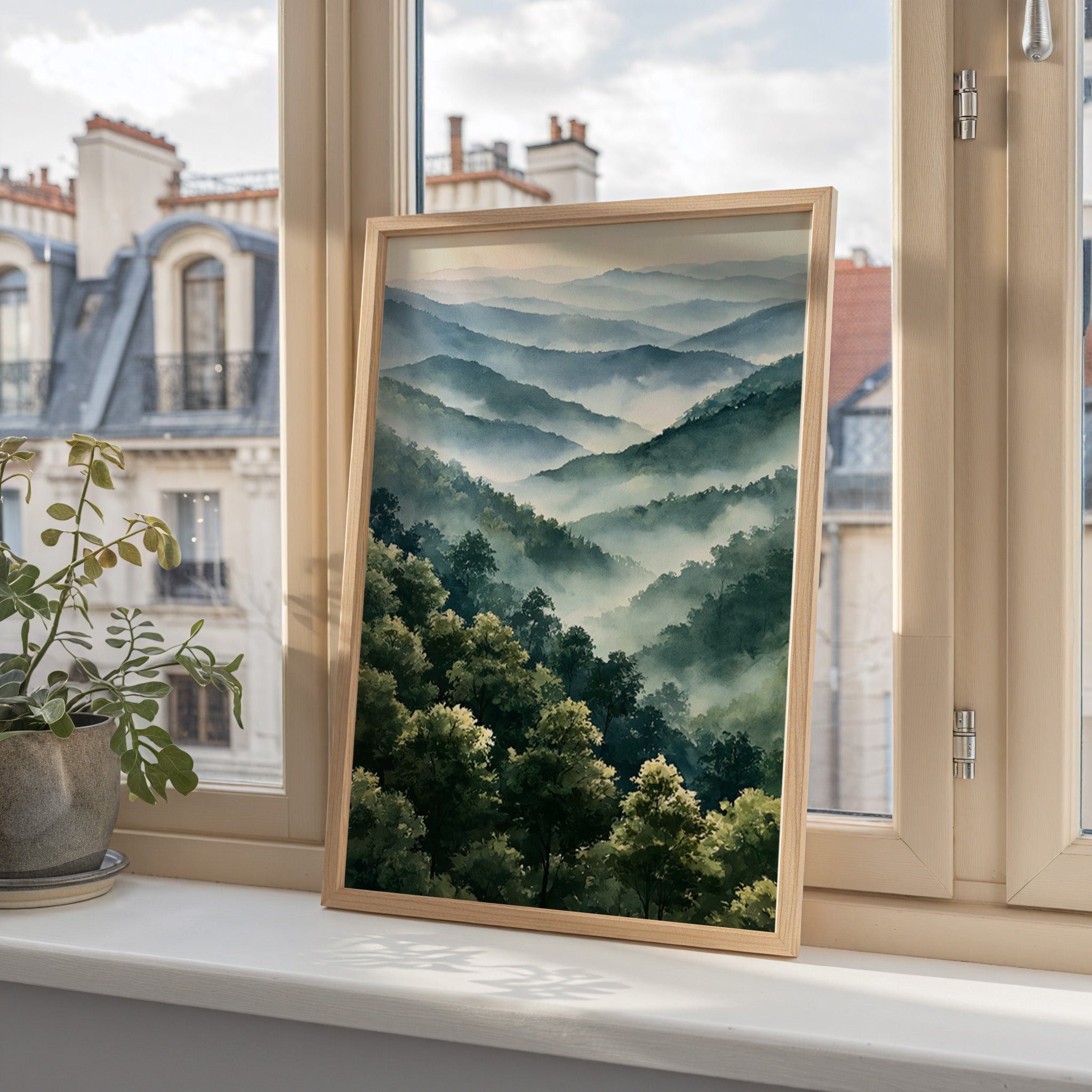 Great Smoky Mountains National Park Watercolor Art