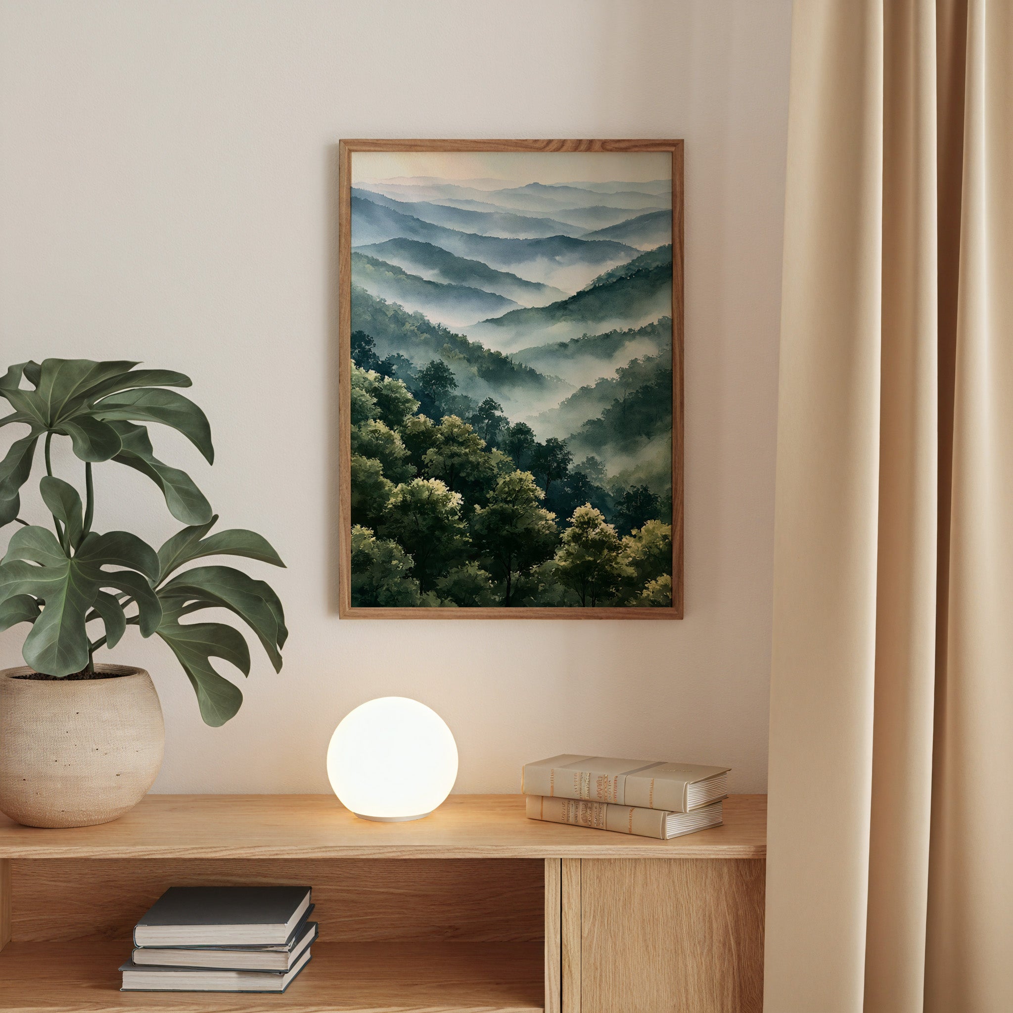 Great Smoky Mountains National Park Watercolor Art