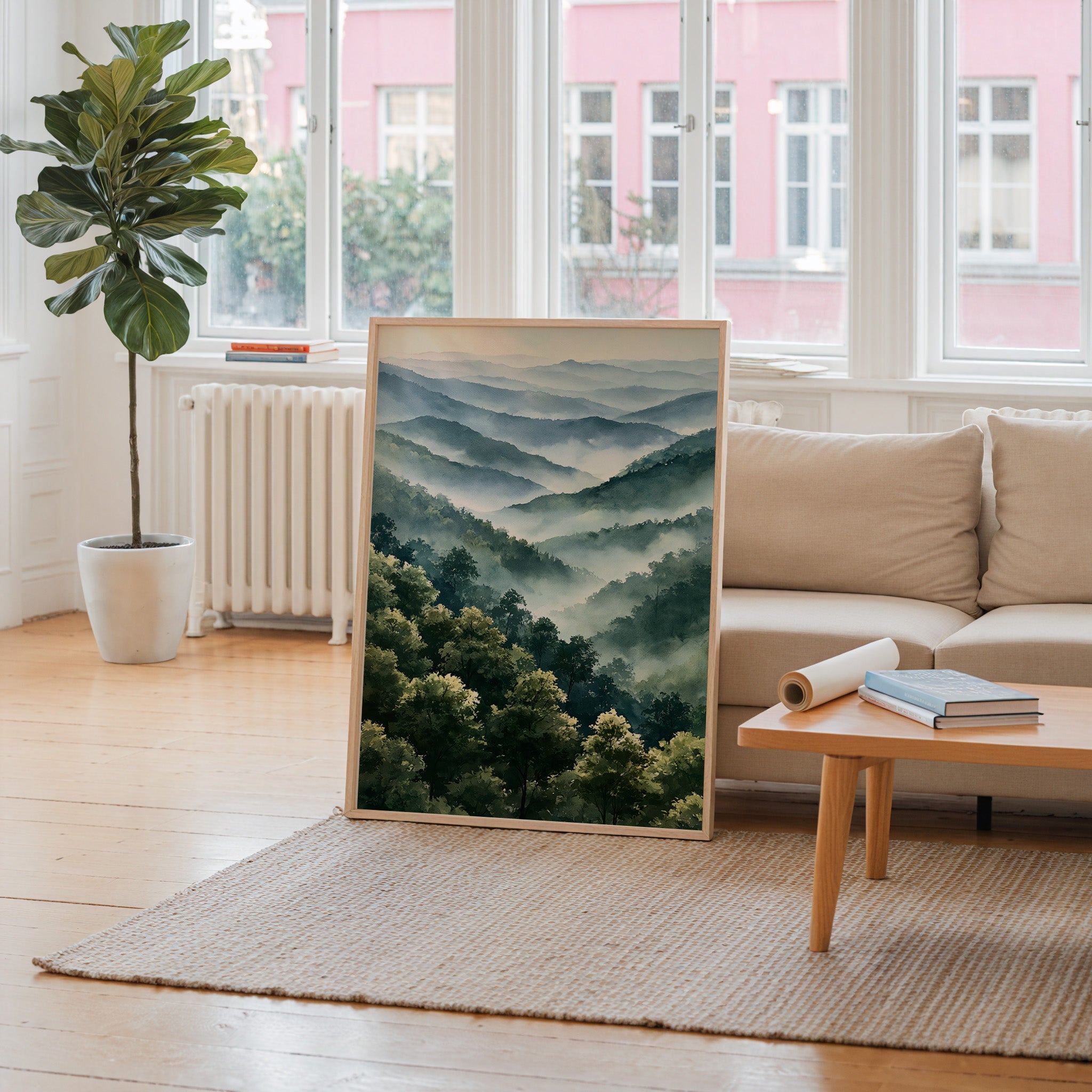 Great Smoky Mountains National Park Watercolor Art