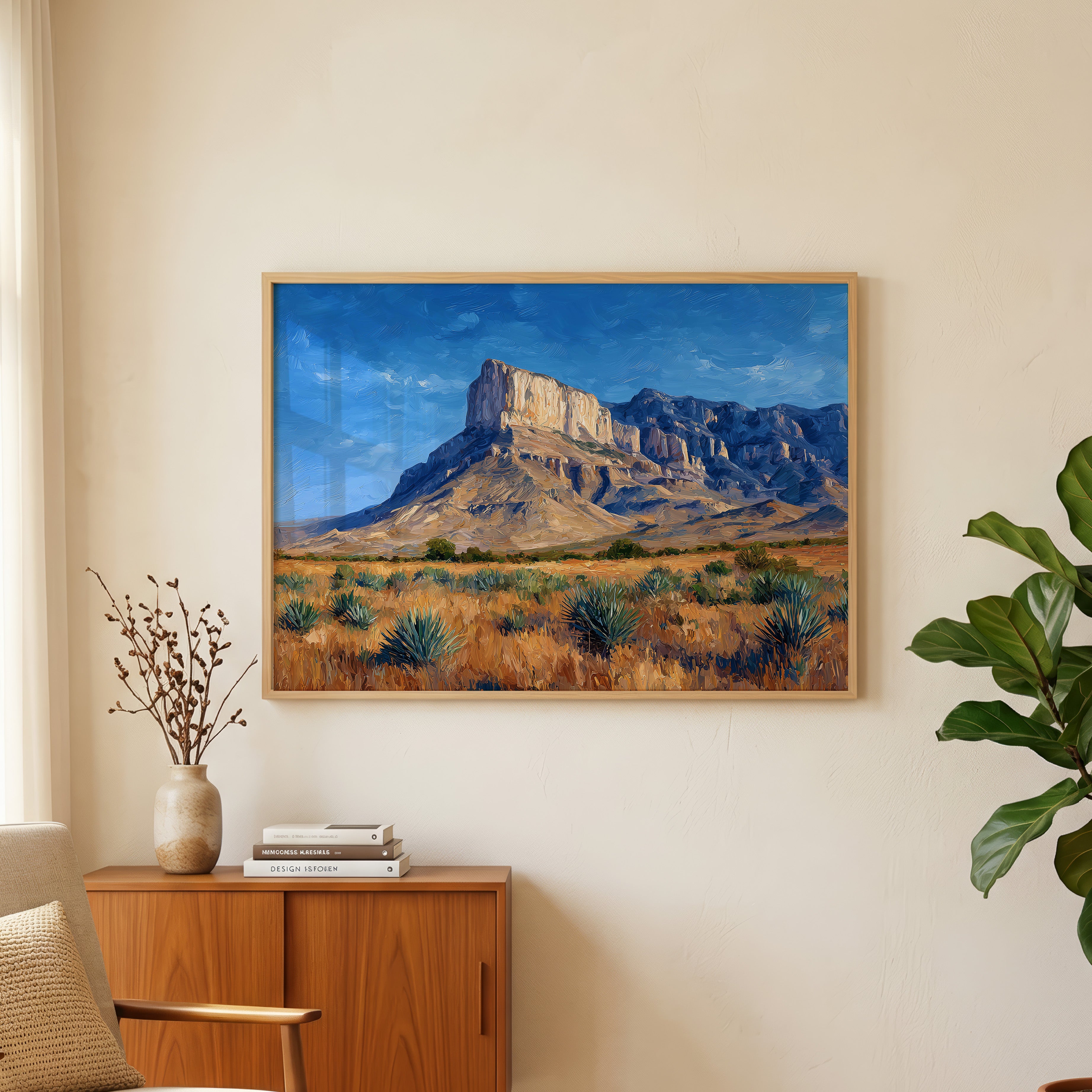 Guadalupe Mountains National Park Oil Painting