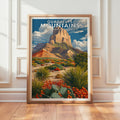 Retro Guadalupe Mountains National Park Print