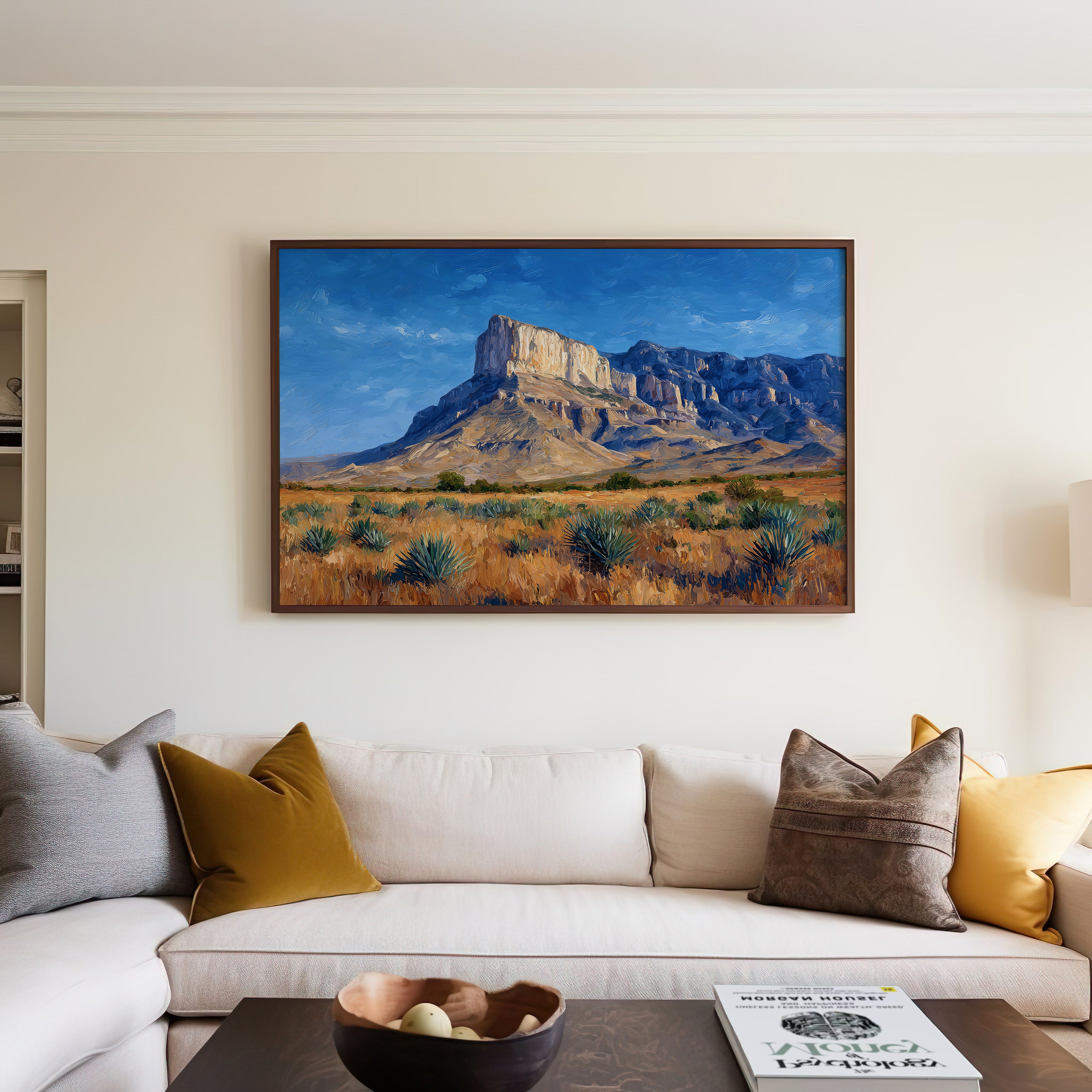 Guadalupe Mountains National Park Oil Painting