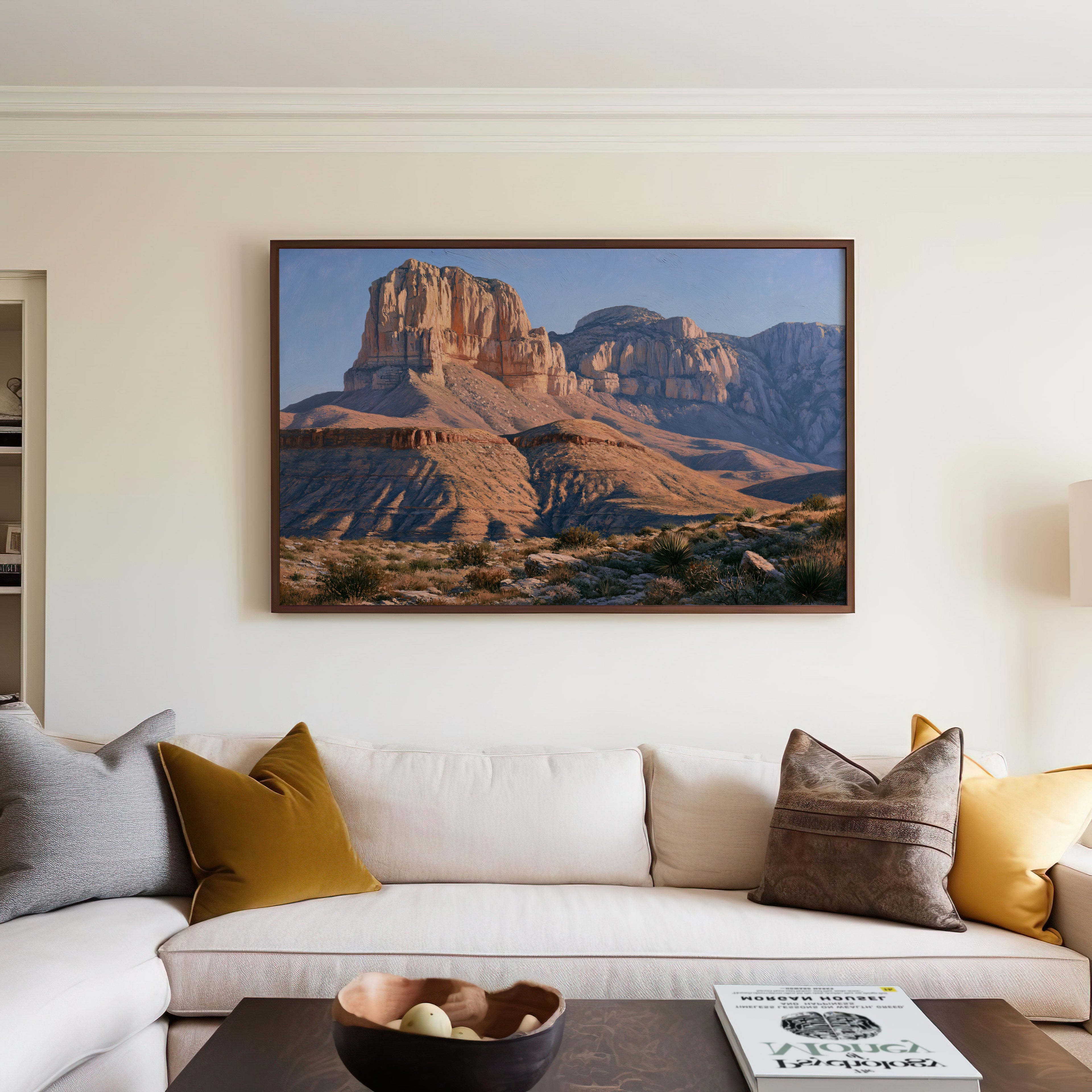 Guadalupe Mountains National Park Classical Oil Painting