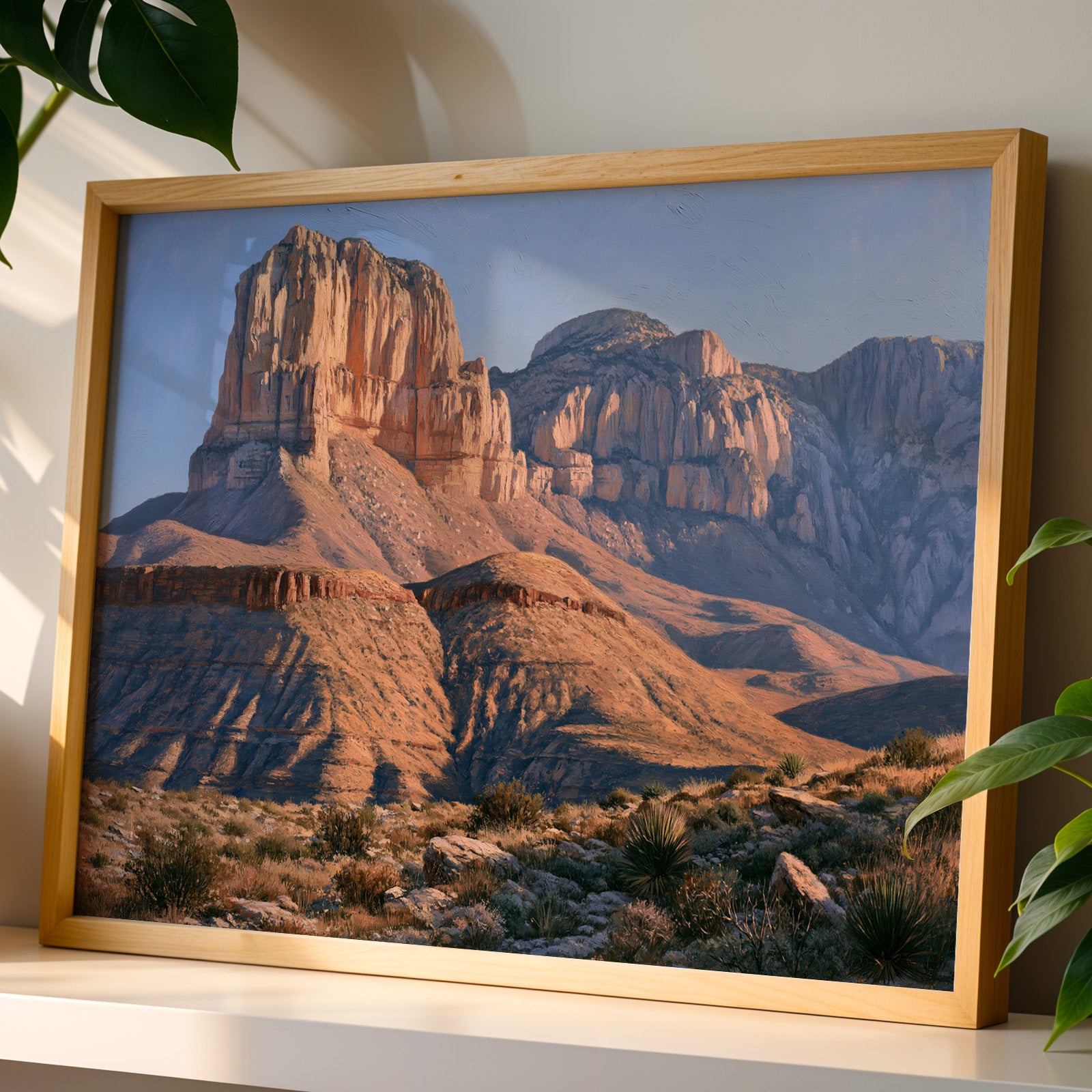 Guadalupe Mountains National Park Classical Oil Painting