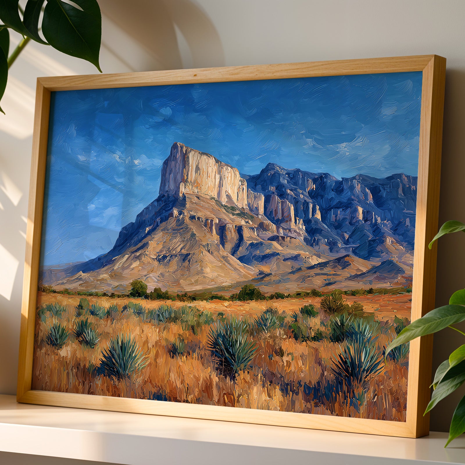 Guadalupe Mountains National Park Oil Painting
