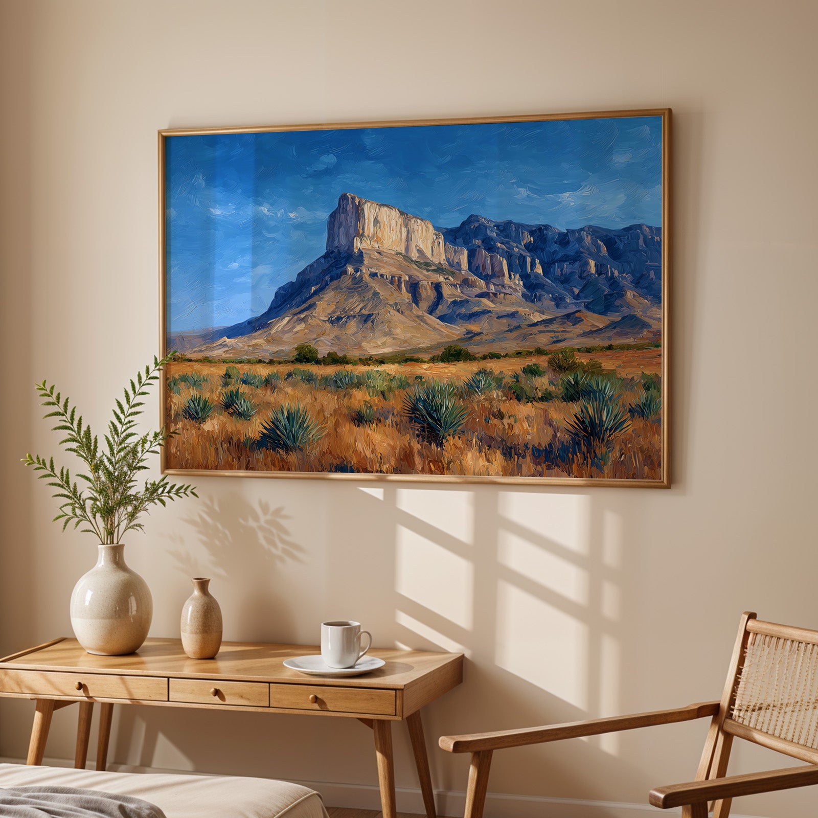 Guadalupe Mountains National Park Oil Painting