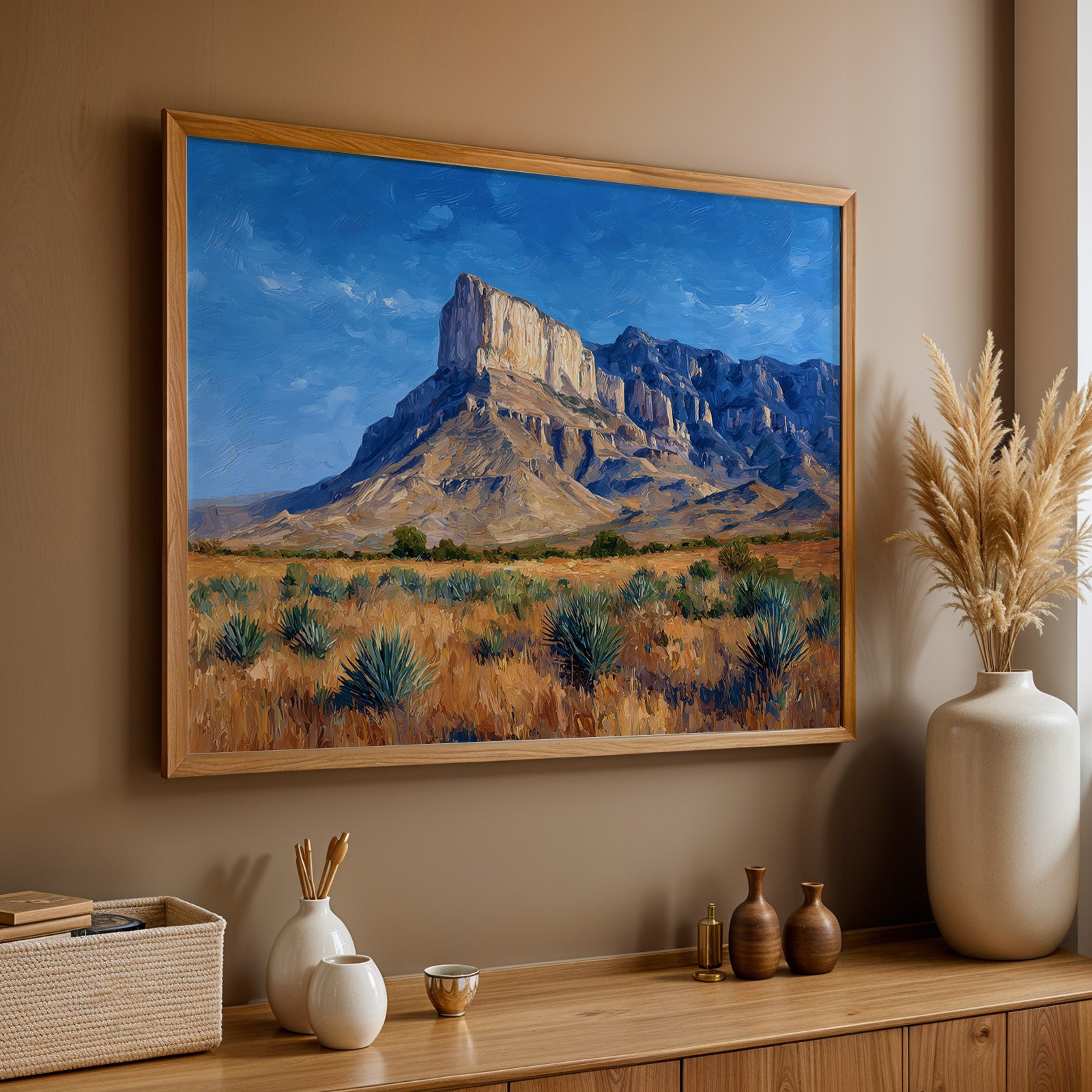 Guadalupe Mountains National Park Oil Painting