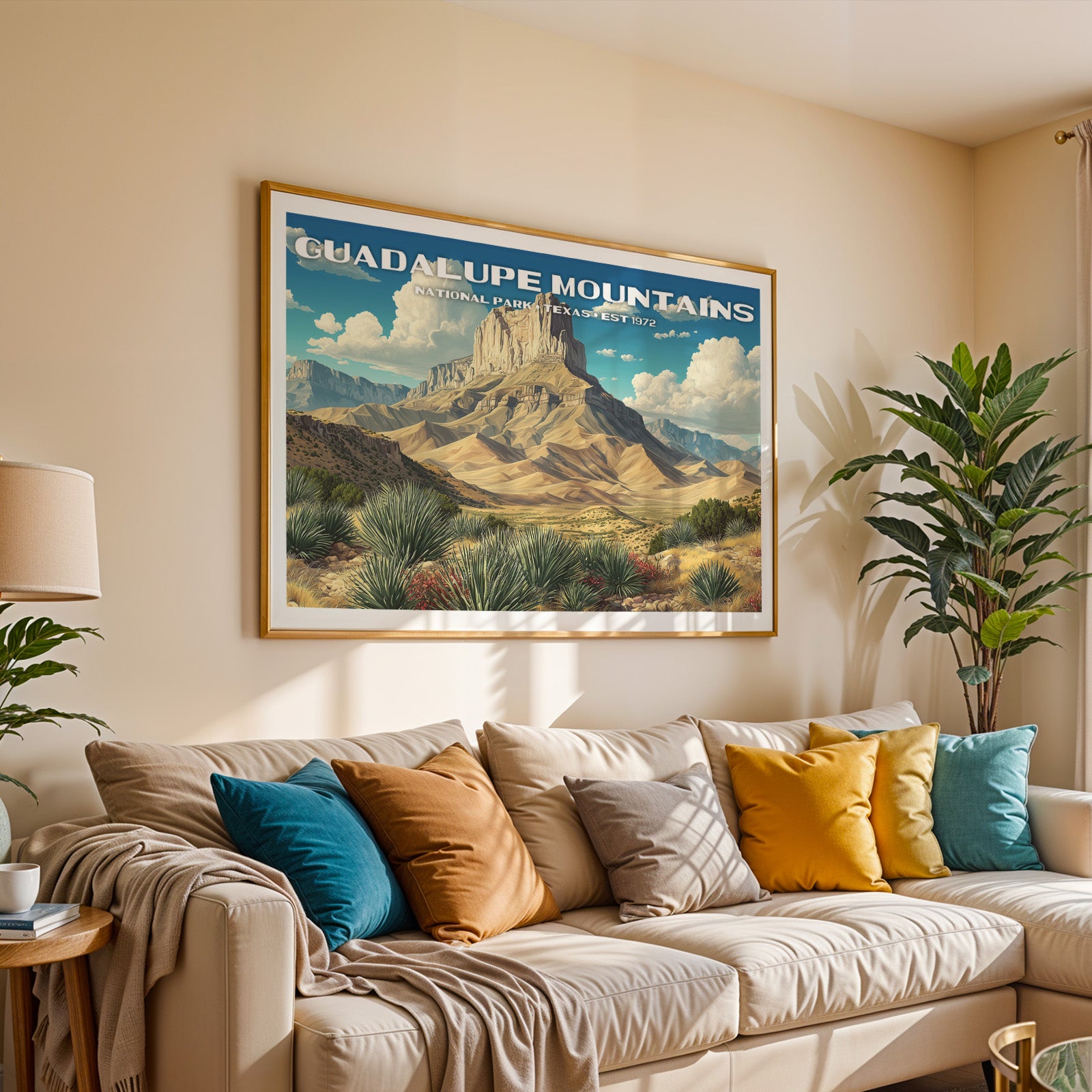 Guadalupe Mountains National Park Horizontal Vintage Art