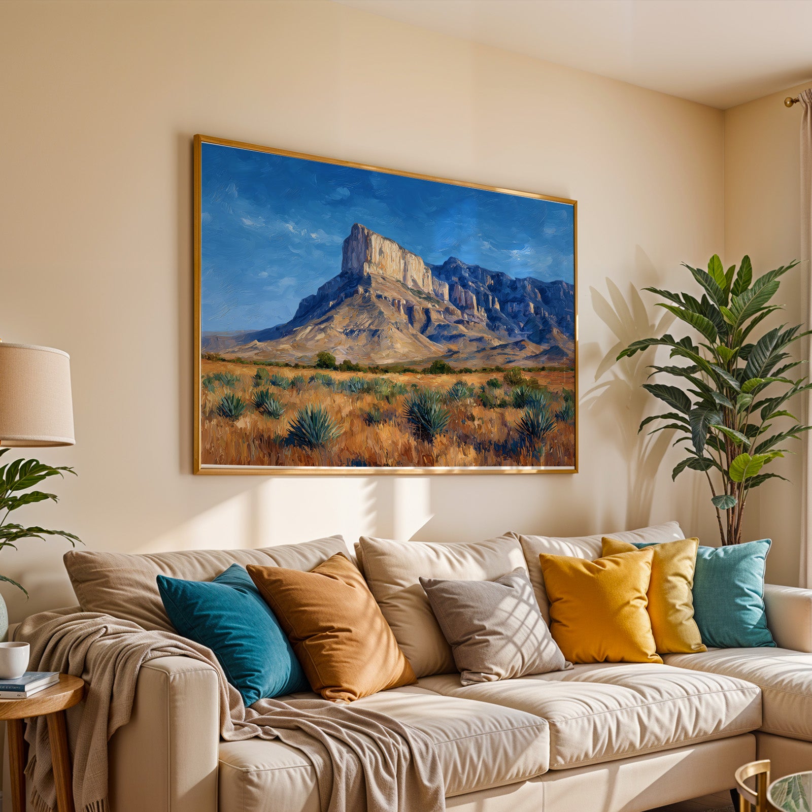 Guadalupe Mountains National Park Oil Painting