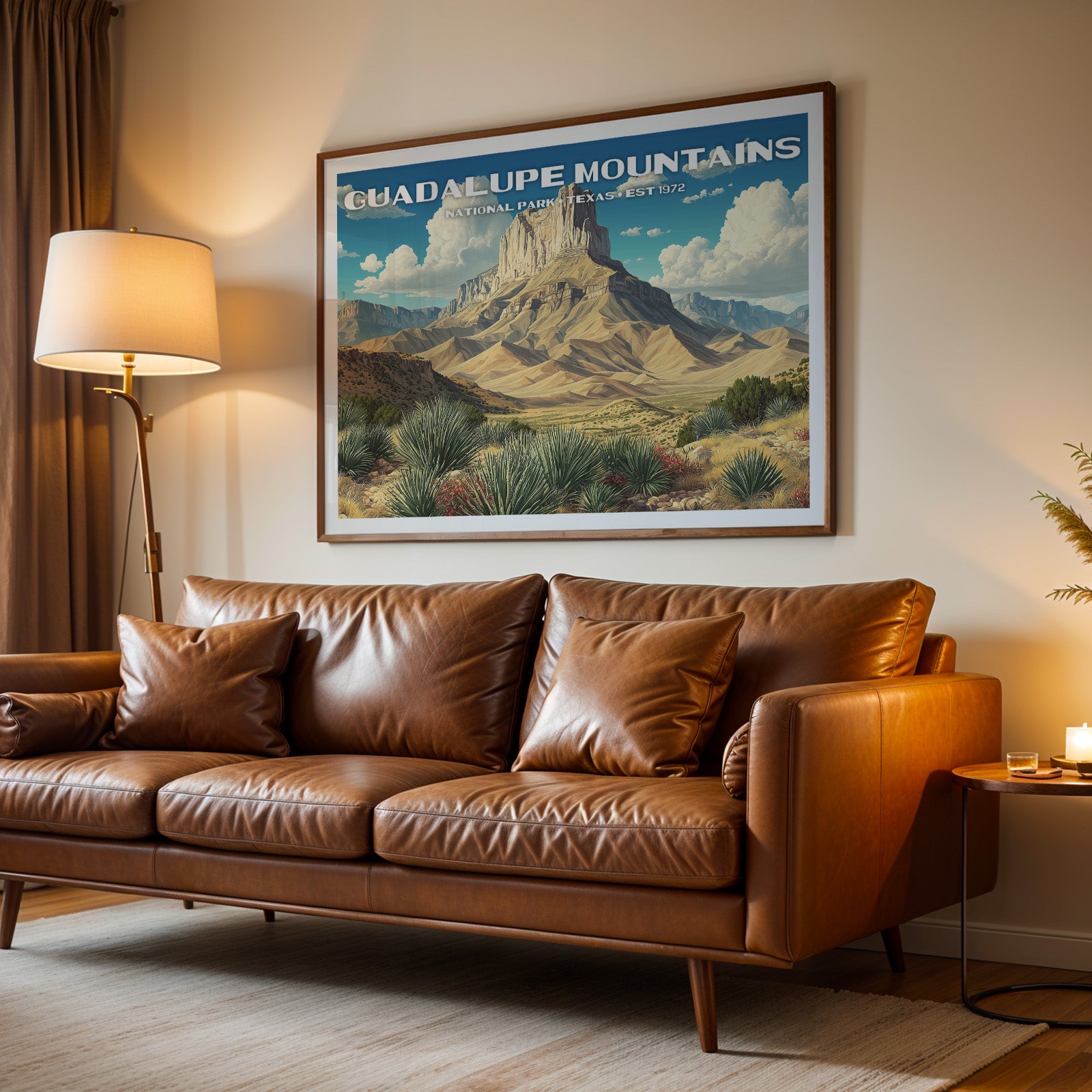 Guadalupe Mountains National Park Horizontal Vintage Art