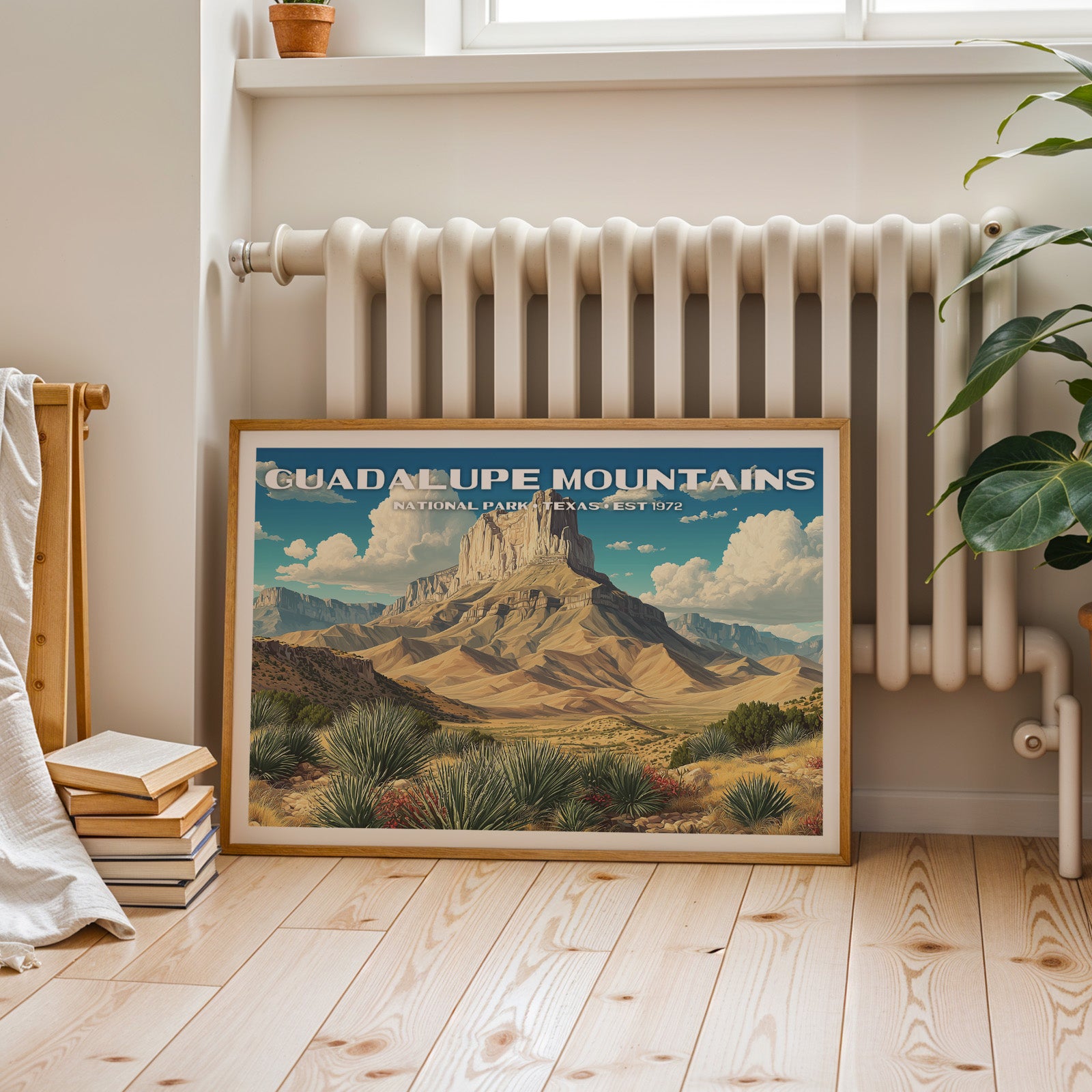 Guadalupe Mountains National Park Horizontal Vintage Art