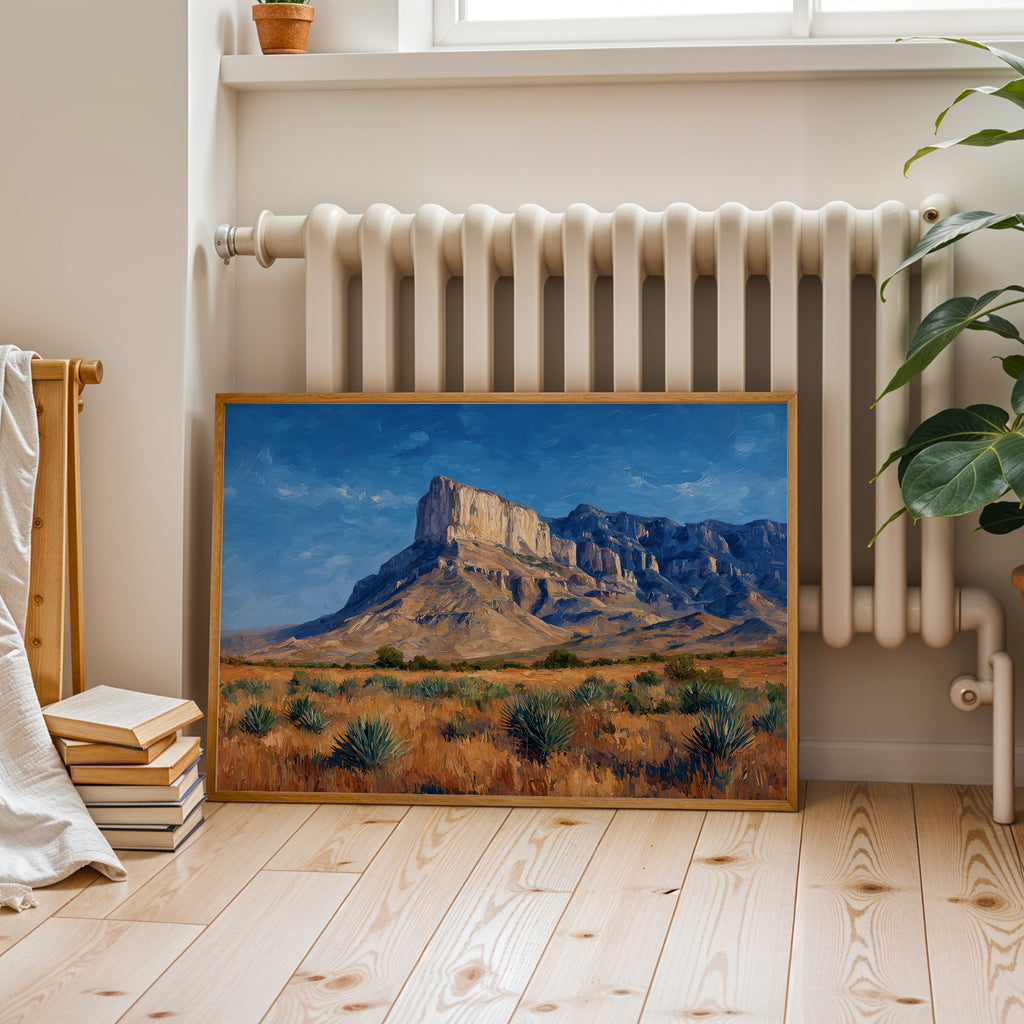 Guadalupe Mountains National Park Oil Painting