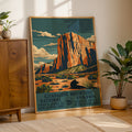 Guadalupe Mountains National Park Vintage WPA Art