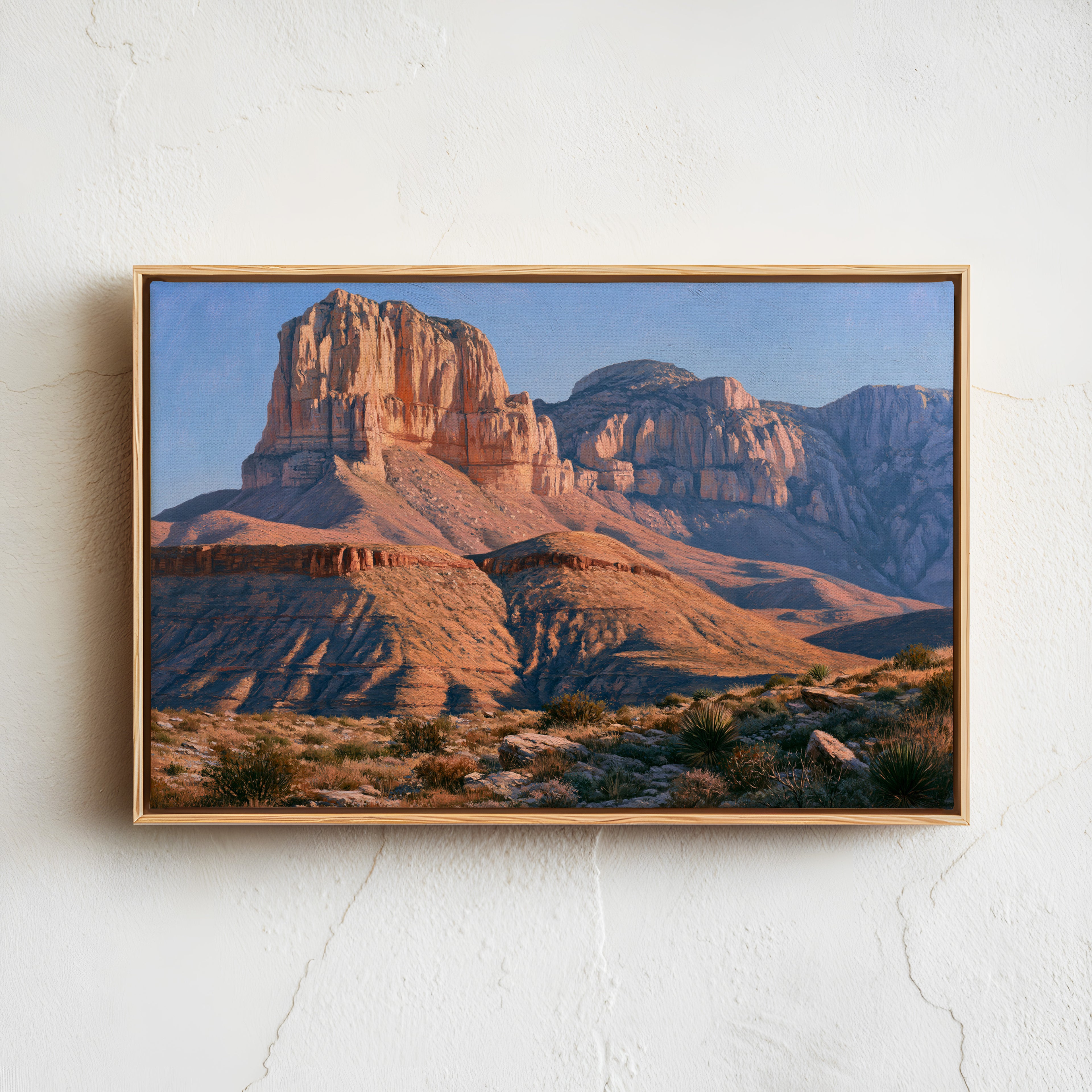 Guadalupe Mountains National Park Classical Oil Painting